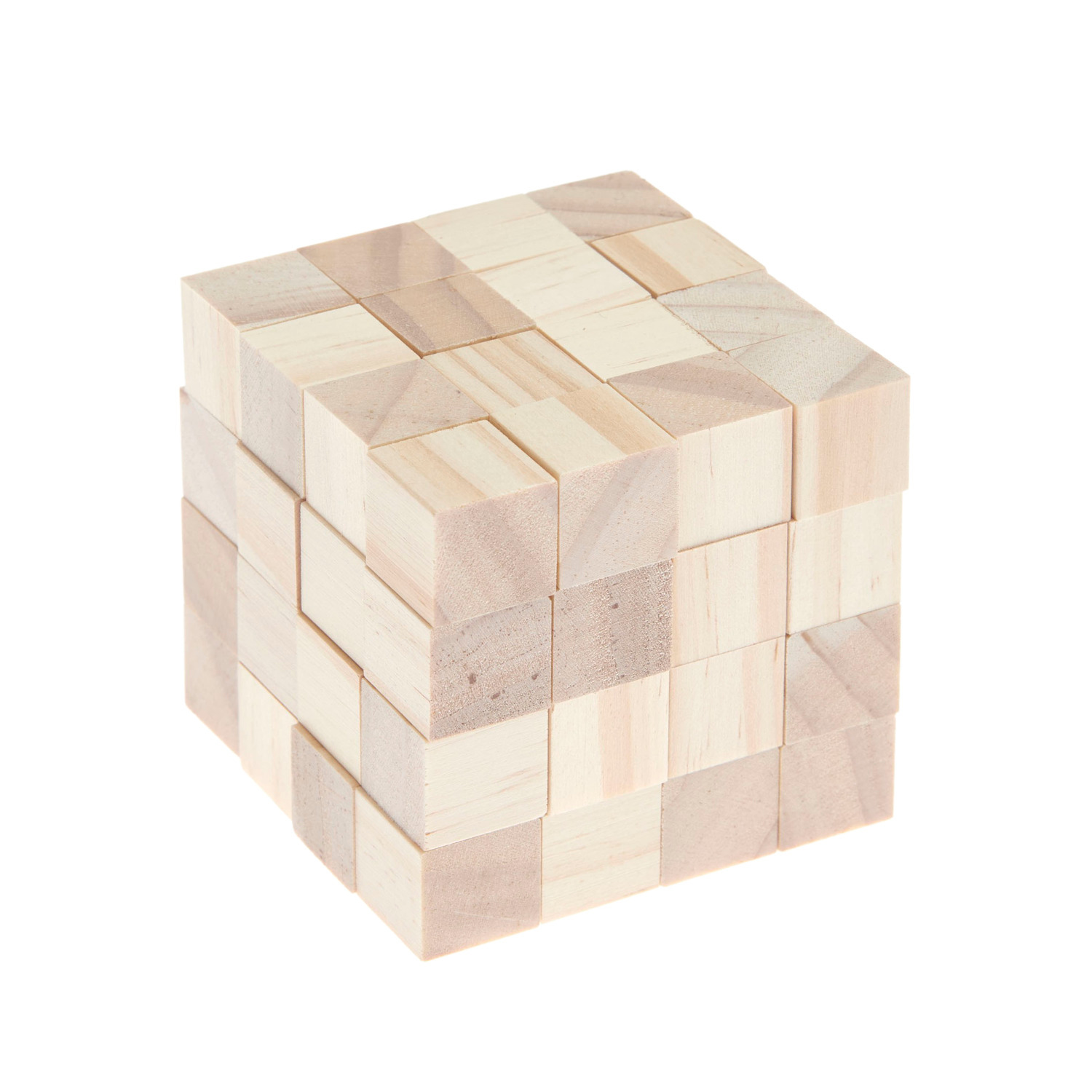 Holzwürfel von Rico Design, naturbelassen, 1,5x1,5x1,5cm, 64 Stück, ideal für kreative Bastelprojekte.