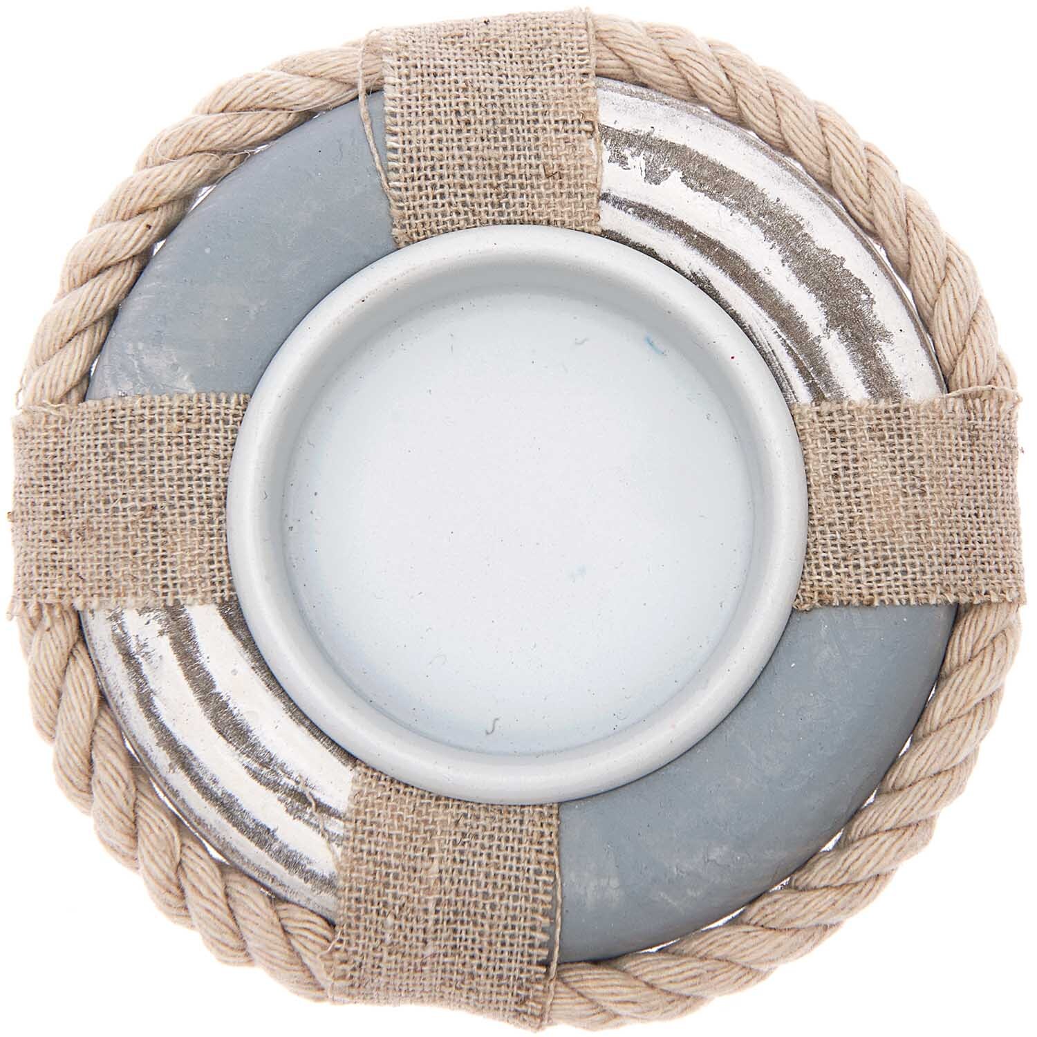 Teelichthalter Rettungsring 9x9cm von Rico Design