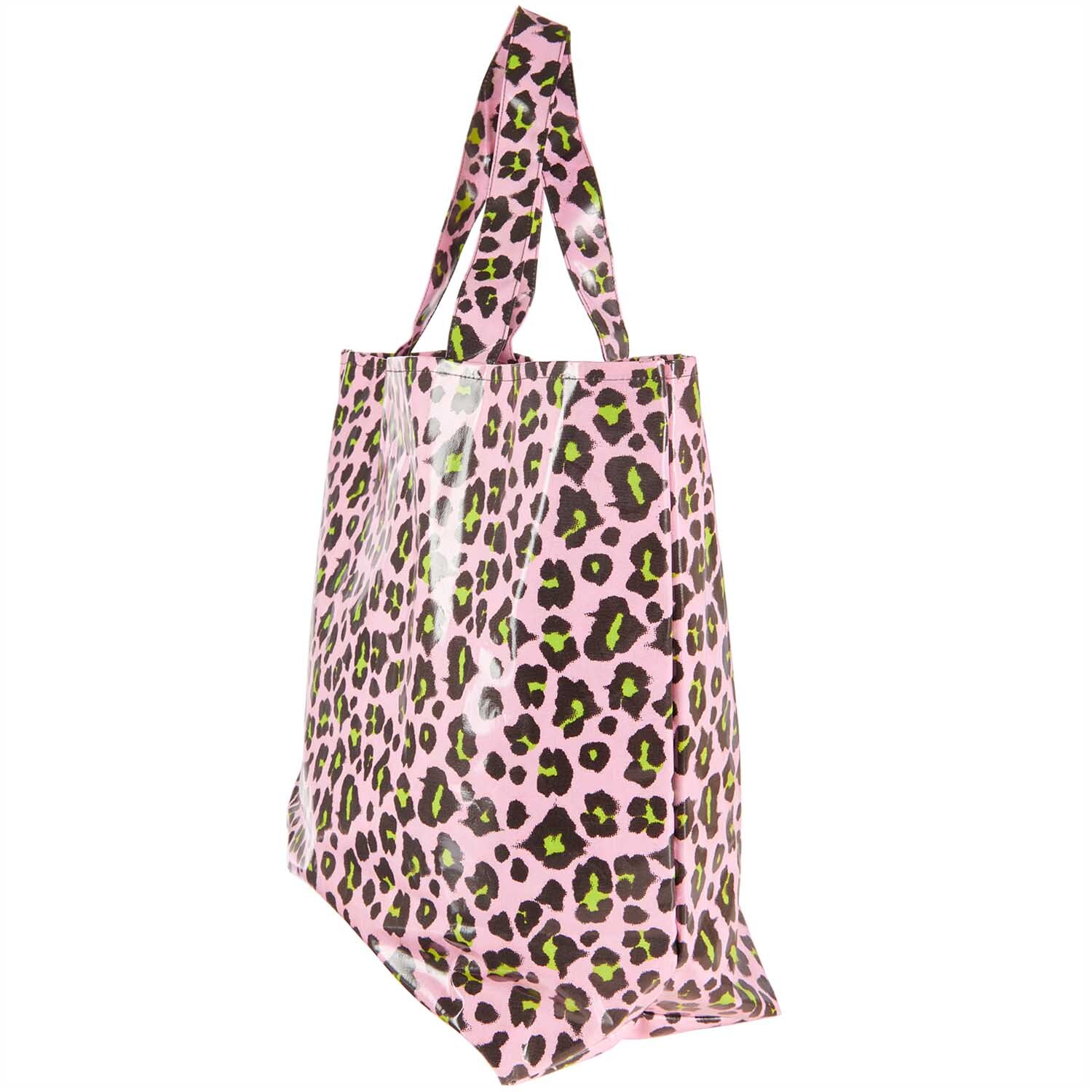 PVC-Shopper Acid Leo rosa 41x55x19cm von Rico Design PVC-Shopper Acid Leo rosa 41x55x19cm von Rico Design