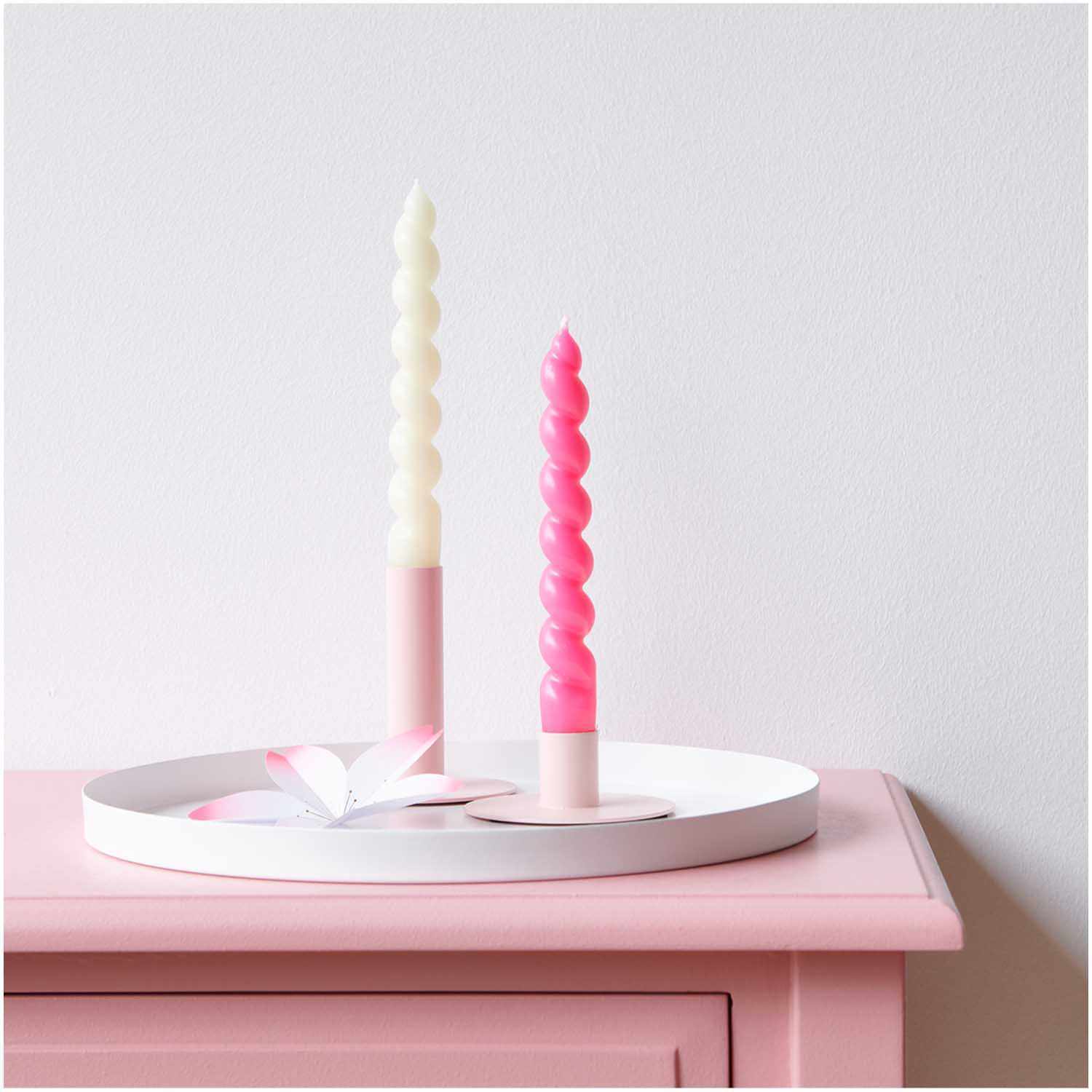 Kerzenständer rosa von Rico Design