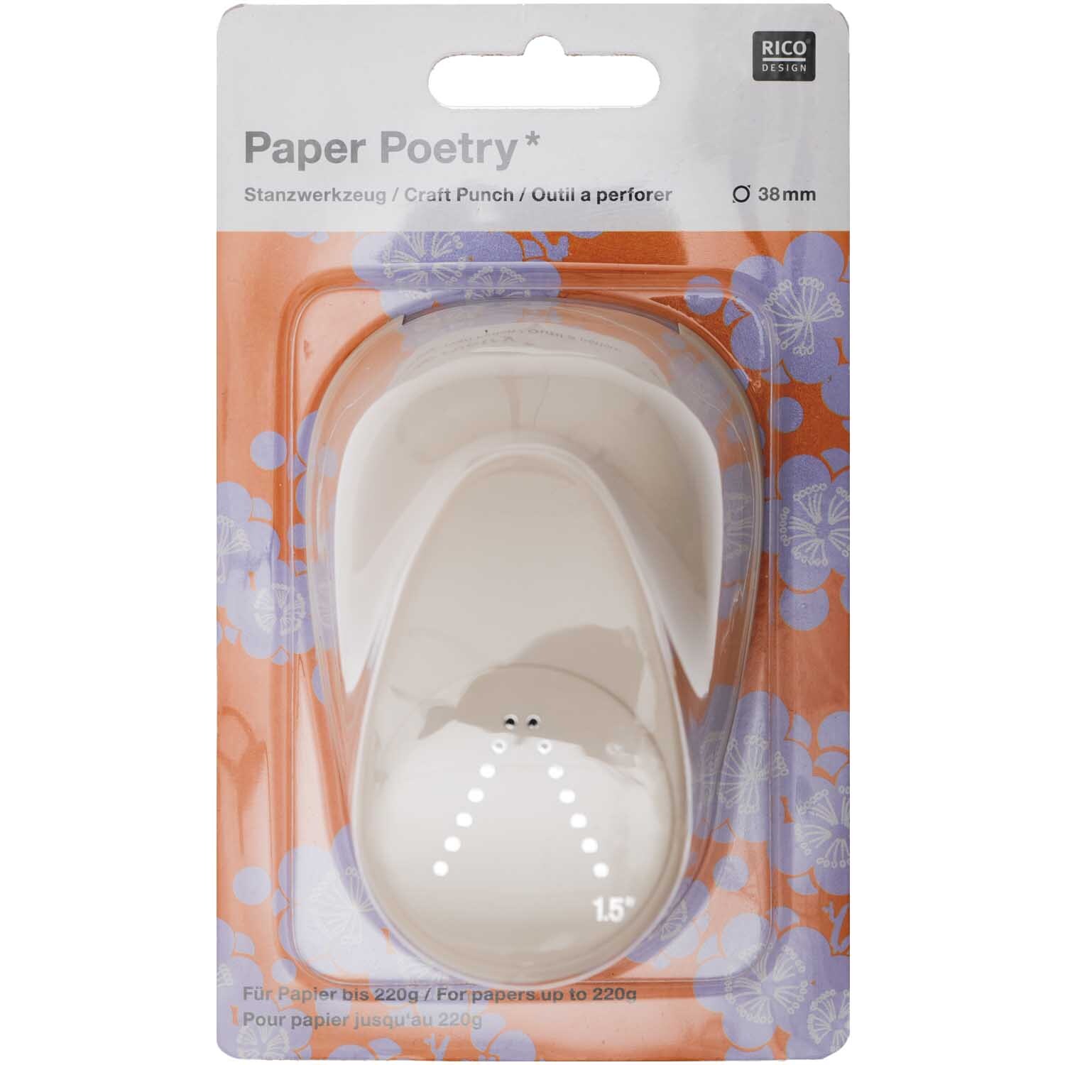 Paper Poetry Stanzer DIY-Tanne 3,8cm von Rico Design