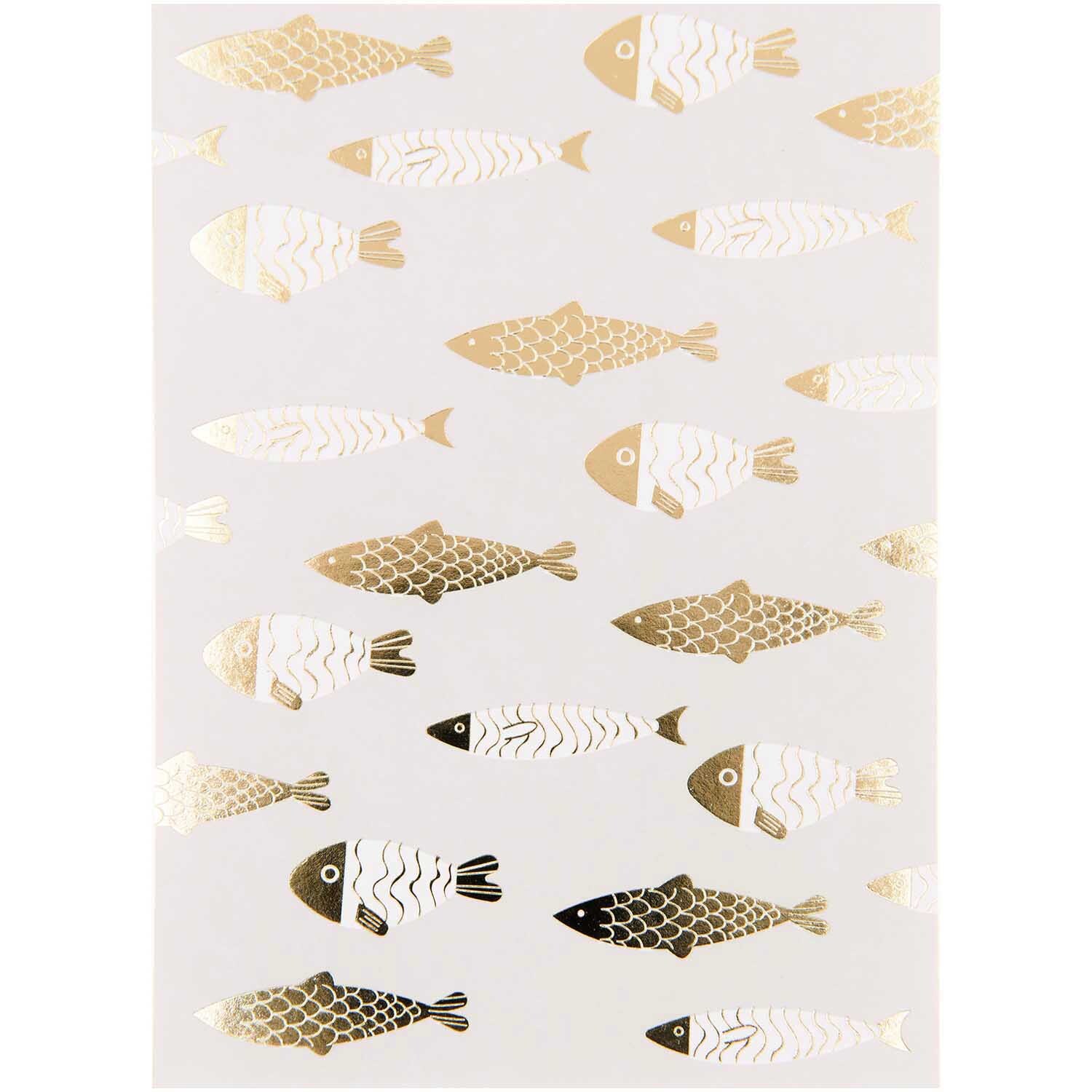 Paper Poetry Postkartenblock Fische 10 Stück von Rico Design