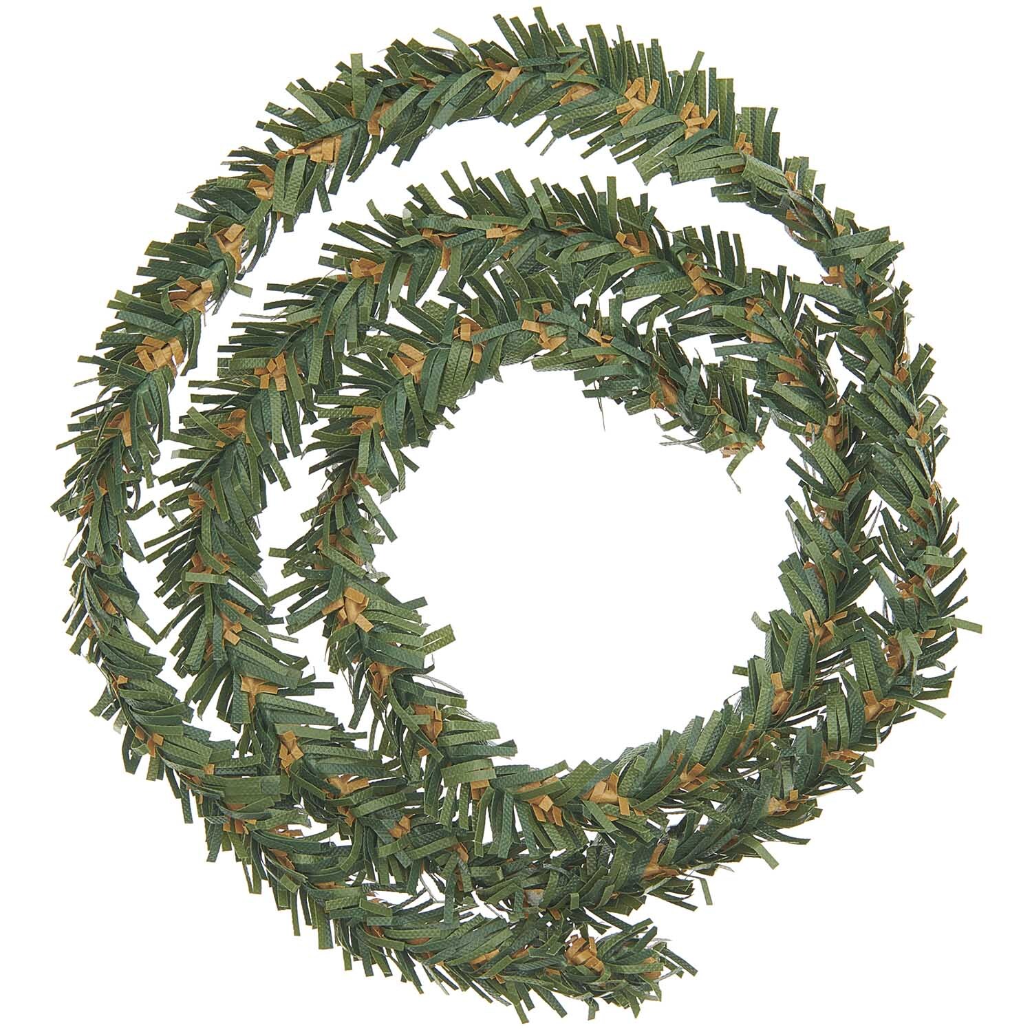 Miniatur Girlande 60cm von Rico Design in Spiralform. Ideal für festliche Dekorationen.