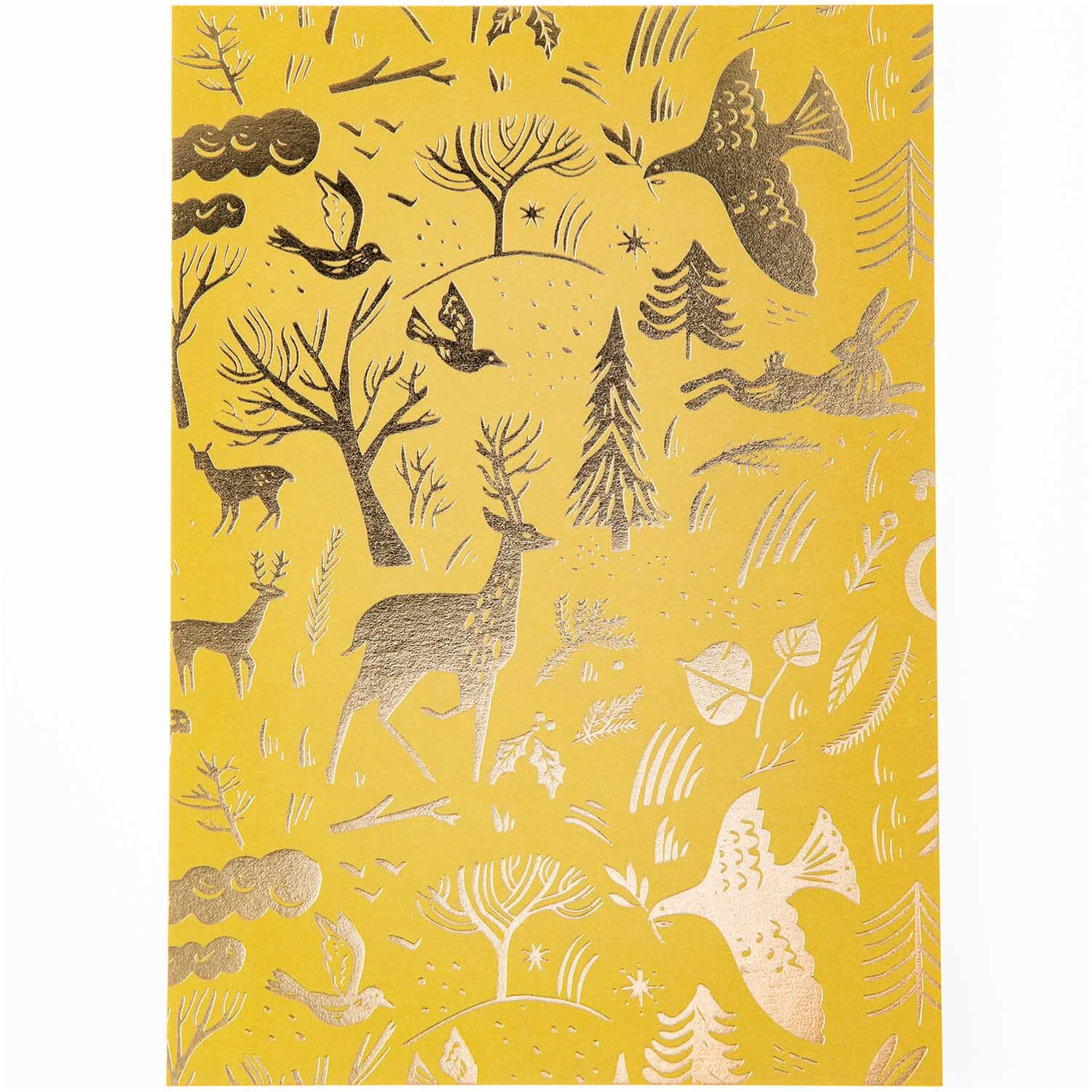 Paper Poetry postcard pad Nostalgic Christmas black-gold 12,5x17,6cm from Rico Design