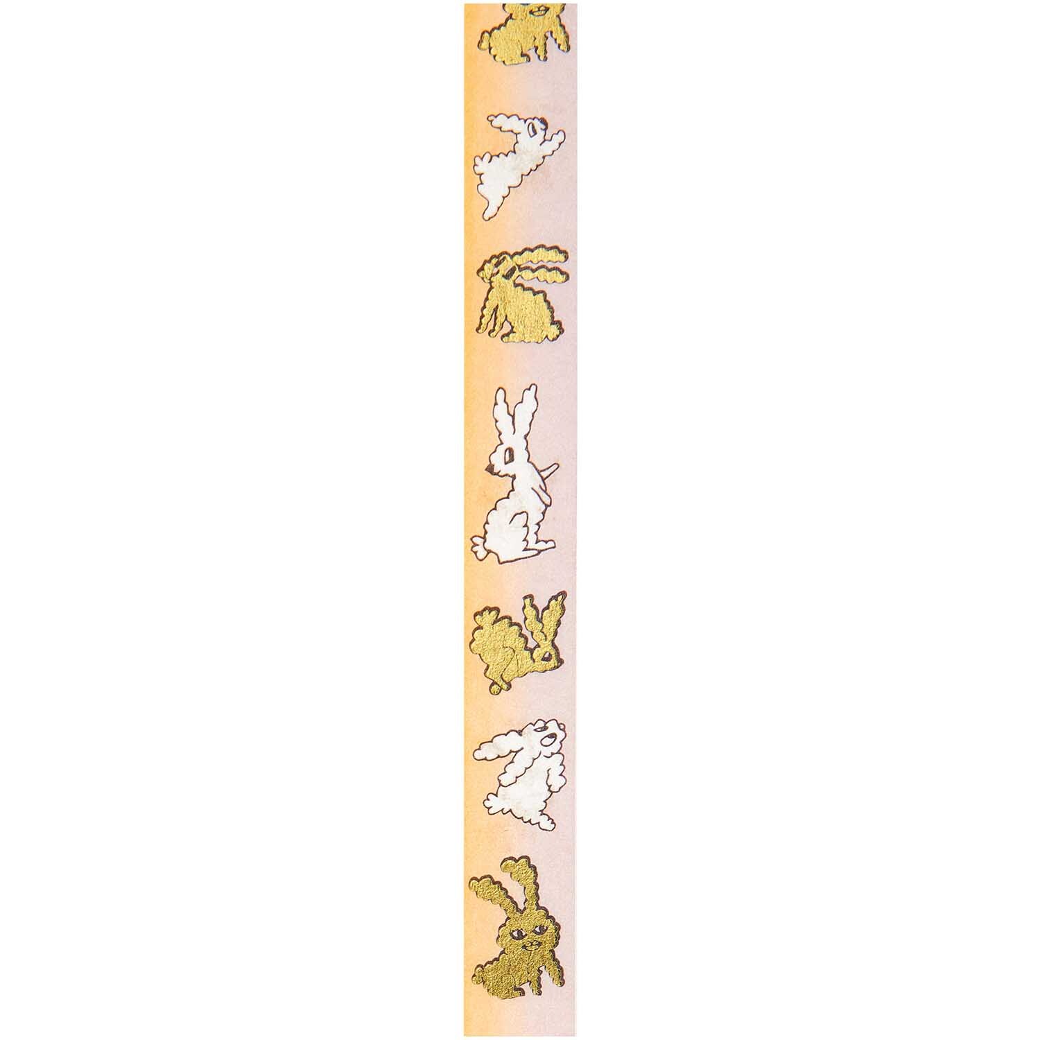 Paper Poetry Tape Futschikato Hasen 1,5cm 10m von Rico Design Paper Poetry Tape Futschikato Hasen mit Hasenmotiven in Weiß und Gelb, 1,5 cm breit, 10 m lang. Ideal für kreative Bastelprojekte.