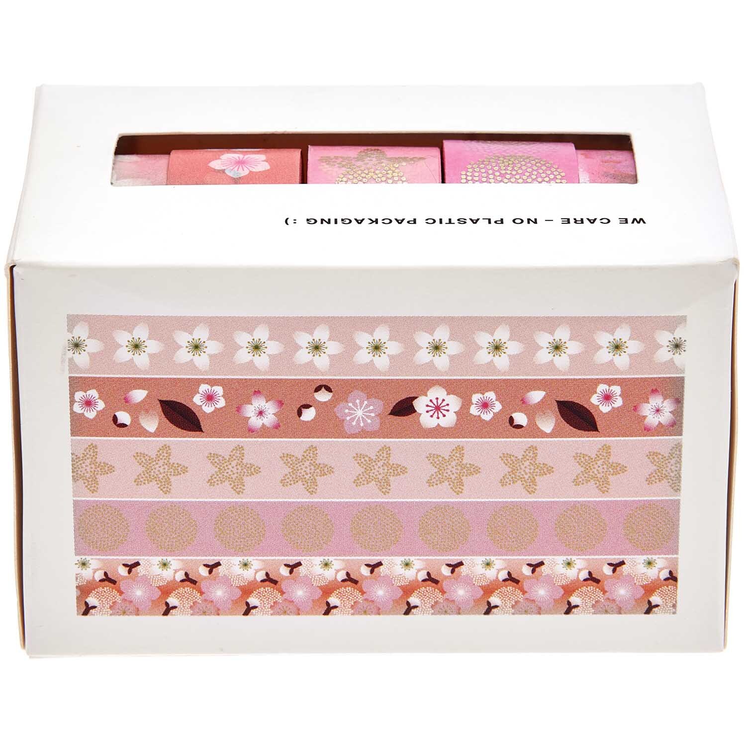 Paper Poetry Tape Set Kirschblüten 5-teilig von Rico Design Paper Poetry Tape Set Kirschblüten: Mehrfarbiges 5-teiliges Set von Rico Design mit floralen Mustern in Rosa und Weiß. Ideal für kreative Projekte.
