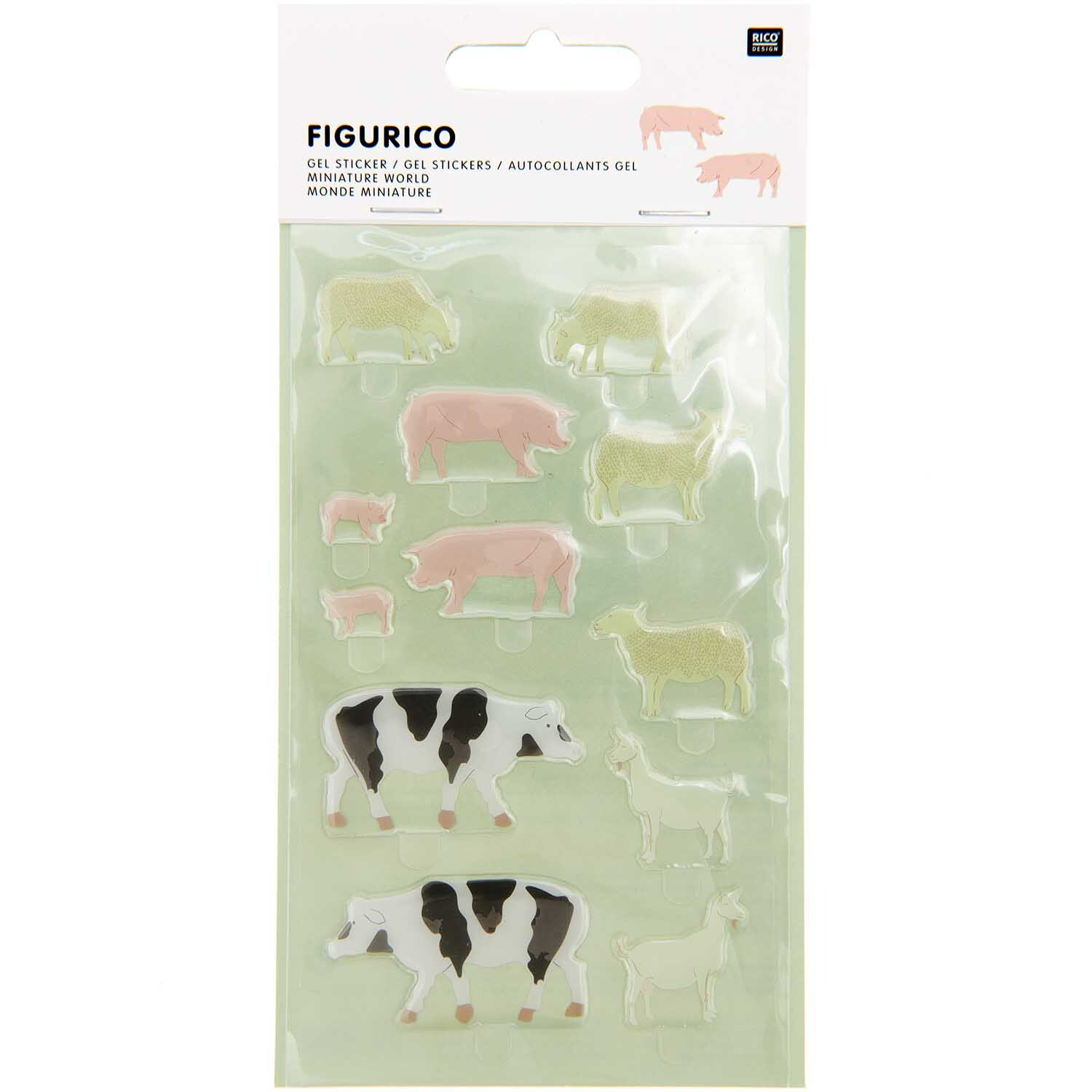 Figurico Gelsticker Hoftiere von Rico Design