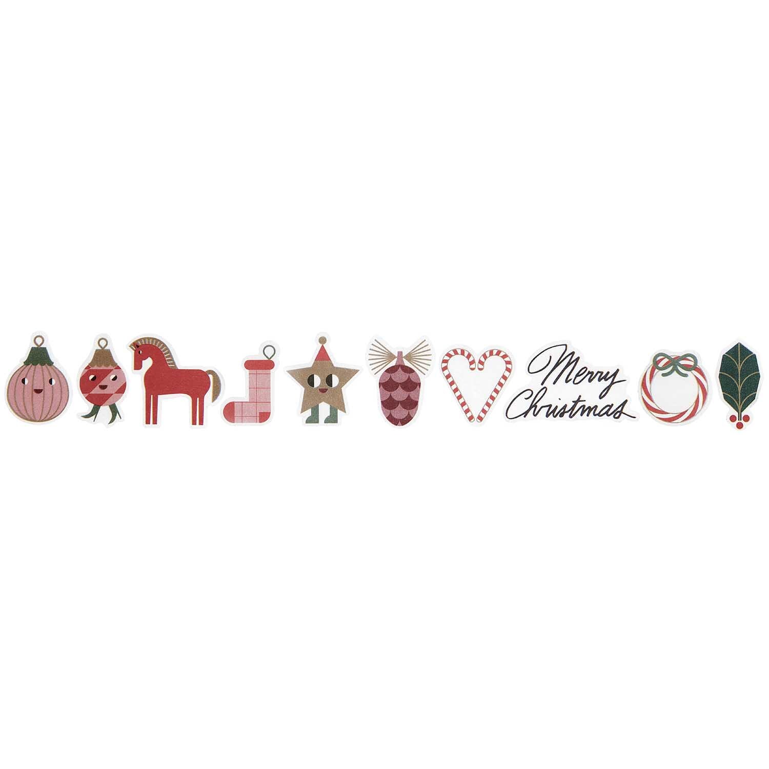 Paper Poetry Washi Sticker Figuren Christmas Rocks! 200 Stück von Rico Design Paper Poetry Washi Sticker Figuren Christmas Rocks! 200 Stück von Rico Design zeigen festliche Motive wie Rentiere, Sterne und Weihnachtsgrüße.