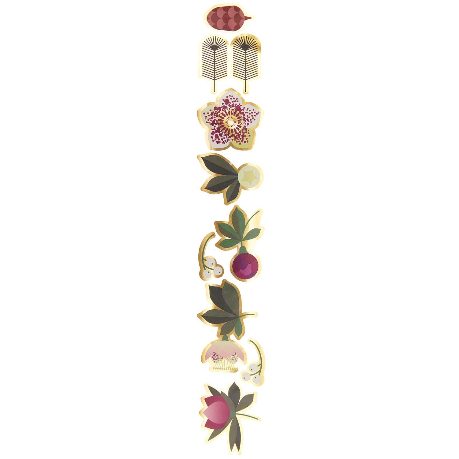 Paper Poetry Sticker Christmas Rocks! Helleborus Ø 5cm 100 Stück auf der Rolle von Rico Design Paper Poetry Sticker Christmas Rocks! mit Helleborus-Motiven, 100 Stück auf Rolle, von Rico Design.