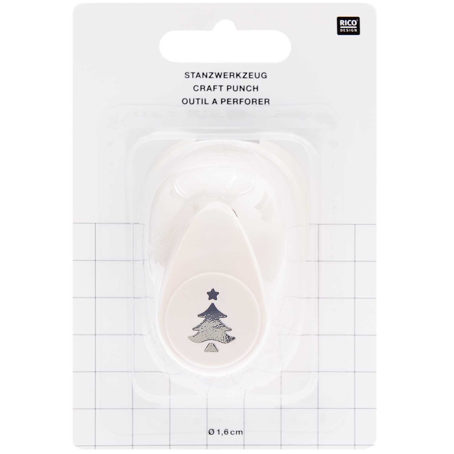 Paper Poetry Stanzer Weihnachtsbaum 1,6cm von Rico Design