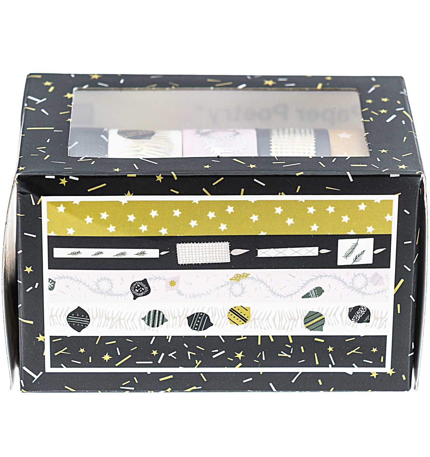 Paper Poetry Tape-Set Nostalgic Christmas schwarz 1,5cm 10m 5 Stück von Rico Design Paper Poetry Tape-Set Nostalgic Christmas mit fünf dekorativen Klebebändern in festlichem Design, ideal für kreative Weihnachtsprojekte.