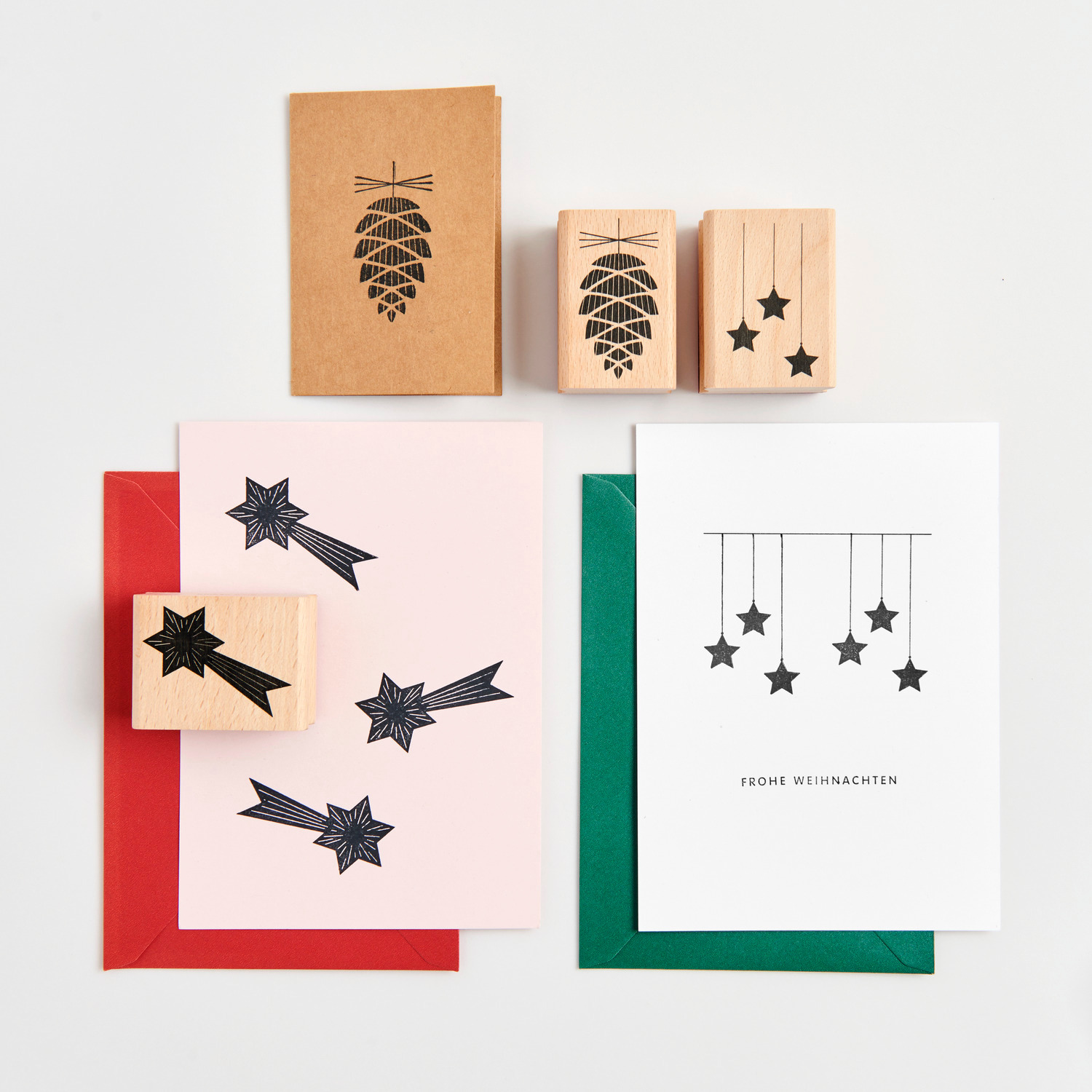 Paper Poetry Stempel Put a Bow on It Zapfen 40x60mm von Rico Design