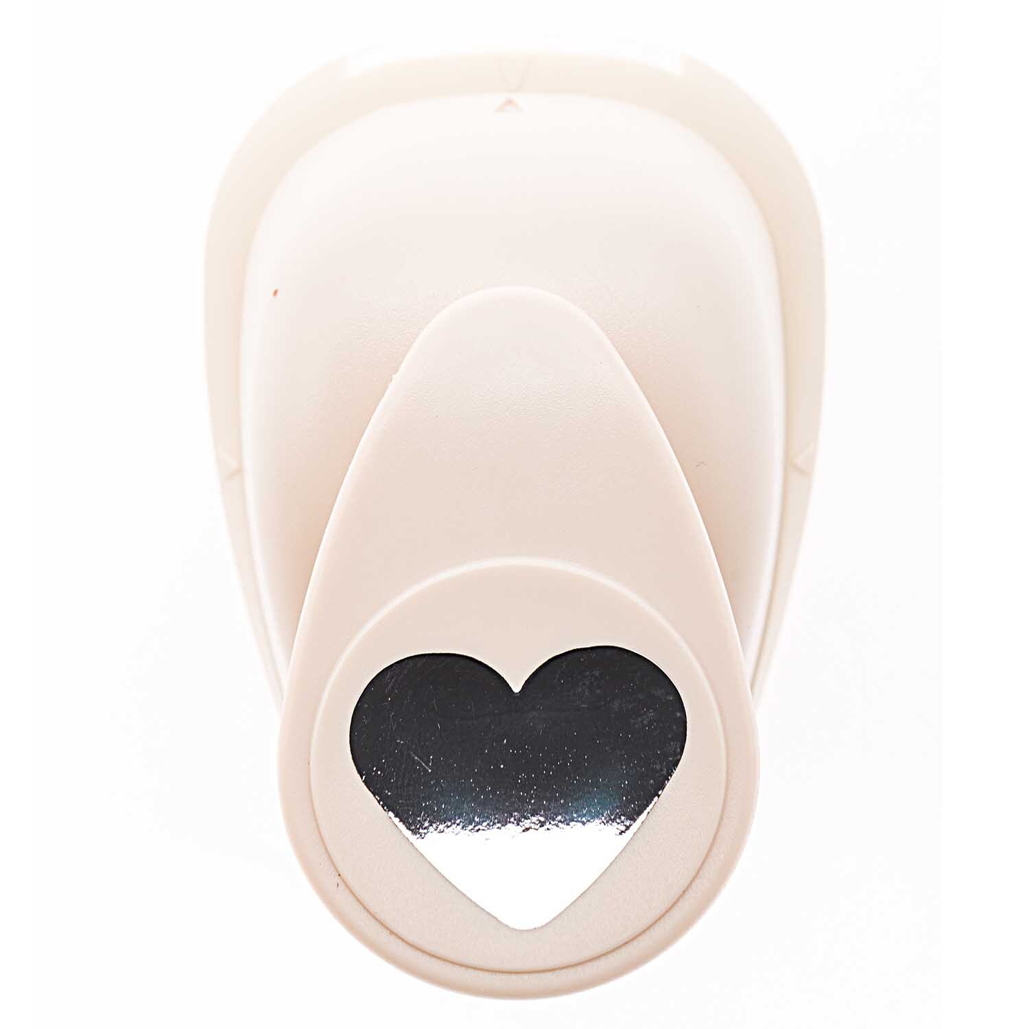 Paper Poetry Stanzer Herz 2,5cm von Rico Design in Beige, ideal zum Ausstanzen von Herzformen.