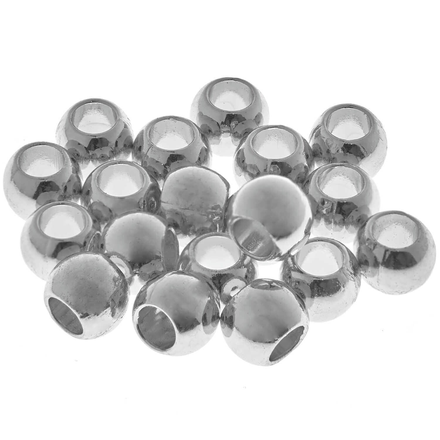 itoshii - Ponii Beads Perlen 9x7mm 20 Stück Farbe Silber von Rico Design itoshii - Ponii Beads Perlen in glänzendem Silber, 20 Stück von Rico Design, ideal für Schmuckdesign.