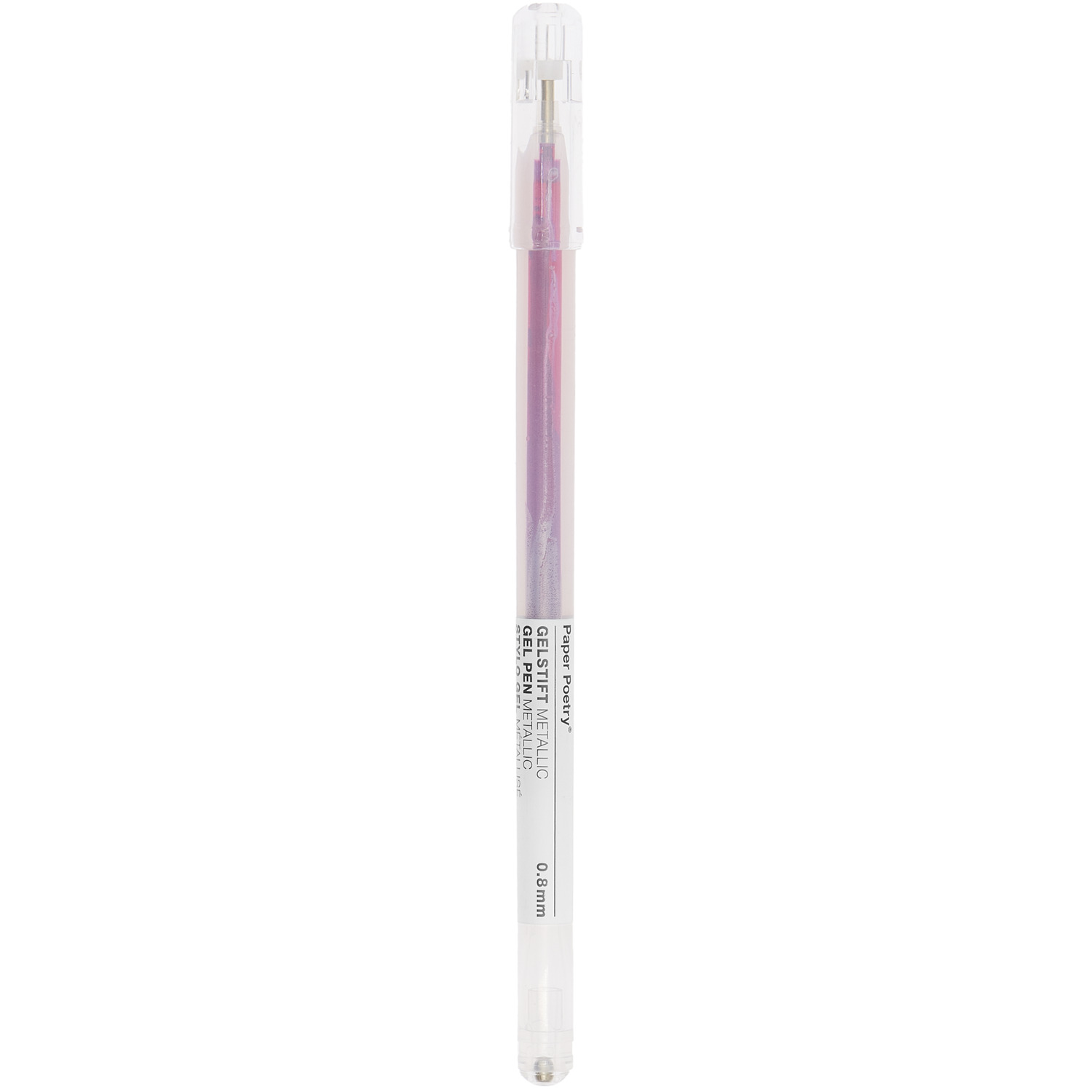 Metallic gel pen 0.8mm colour Pink from Rico Design Gelstift Metallic 0,8mm von Rico Design in Pink. Ideal für kreative Projekte und Dekorationen.