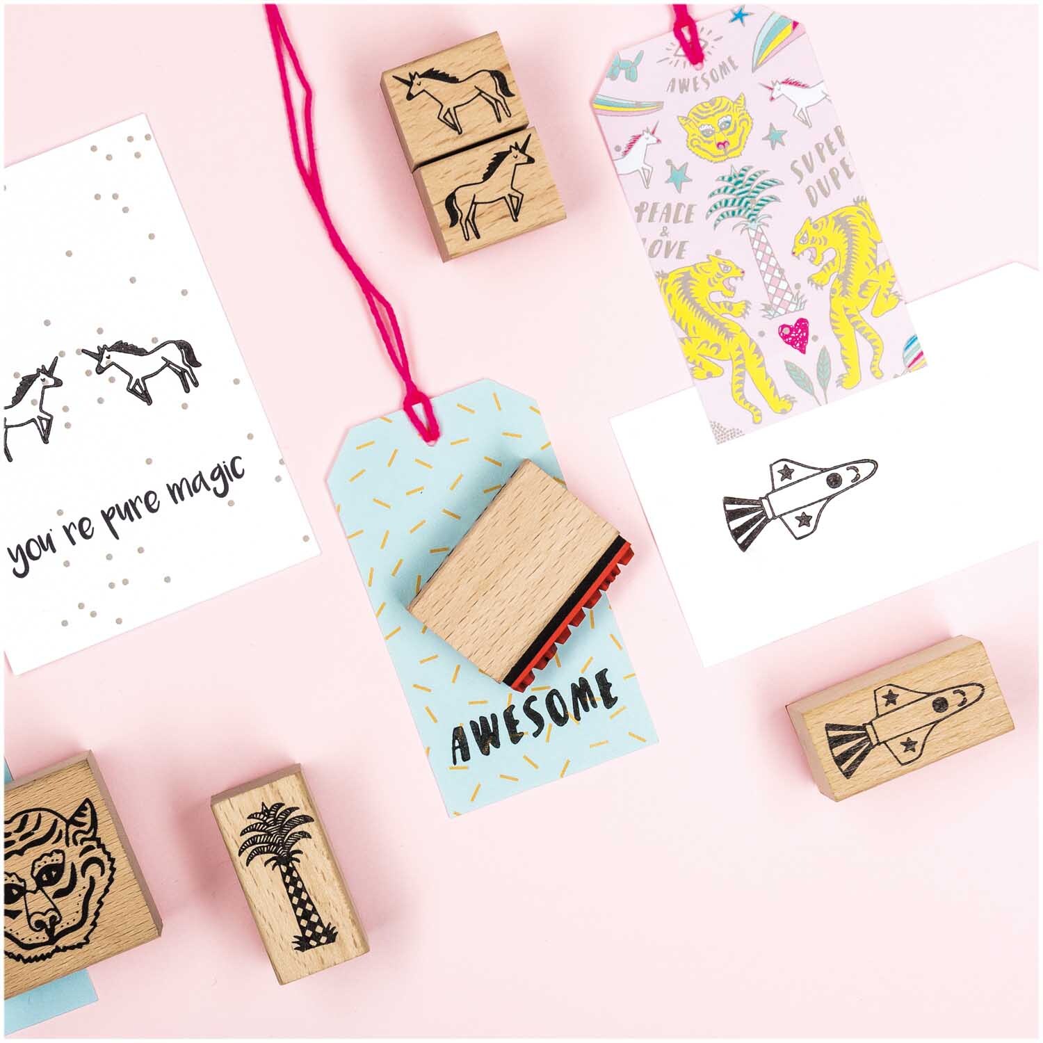 Paper Poetry stamp set Wonderland 6 pieces from Rico Design Paper Poetry stamp set Wonderland 6 pieces from Rico Design