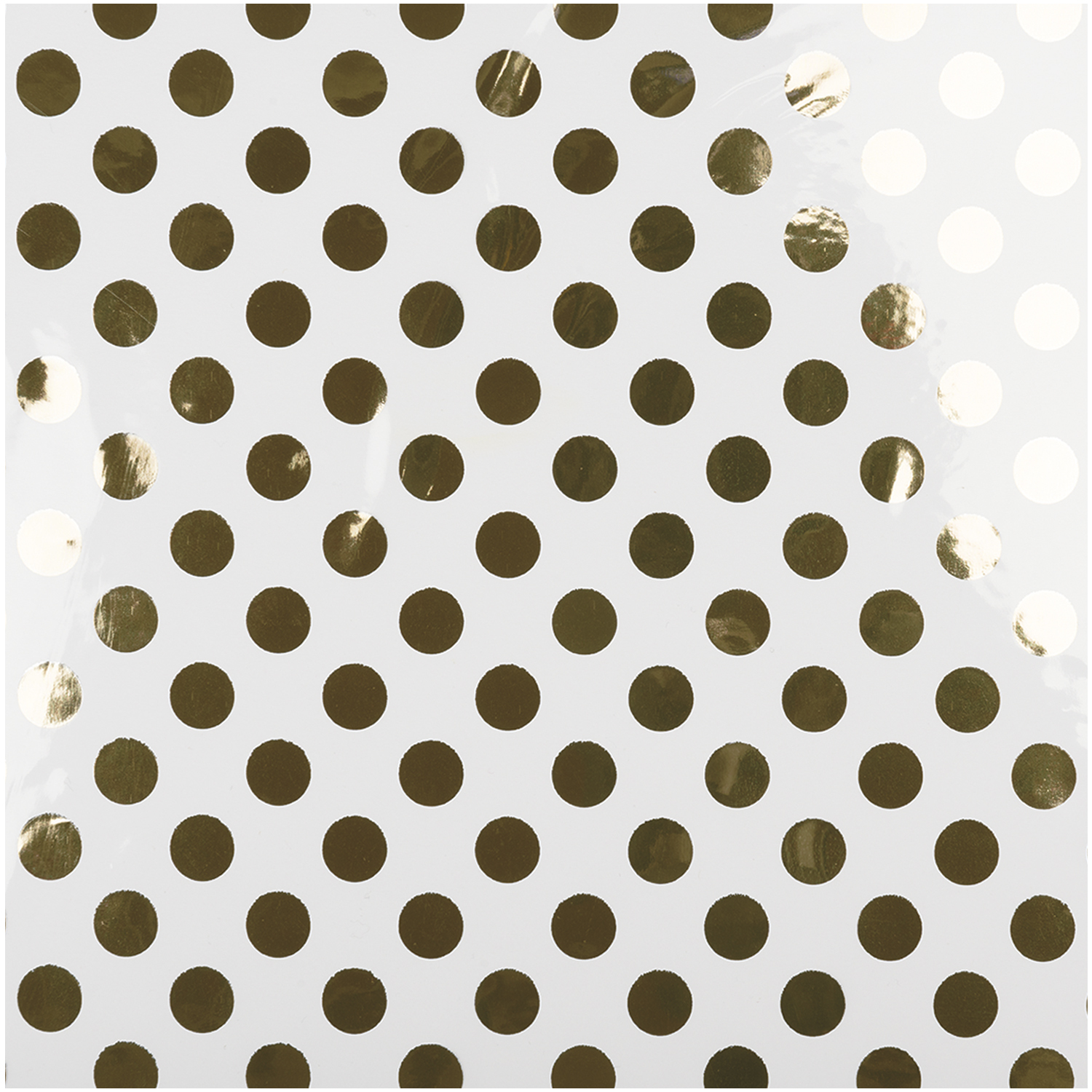 Paper Poetry Geschenkfolie Punkte gold von Rico Design Paper Poetry Geschenkfolie mit goldenen Punkten von Rico Design auf weißem Hintergrund. Ideal zum Verpacken.