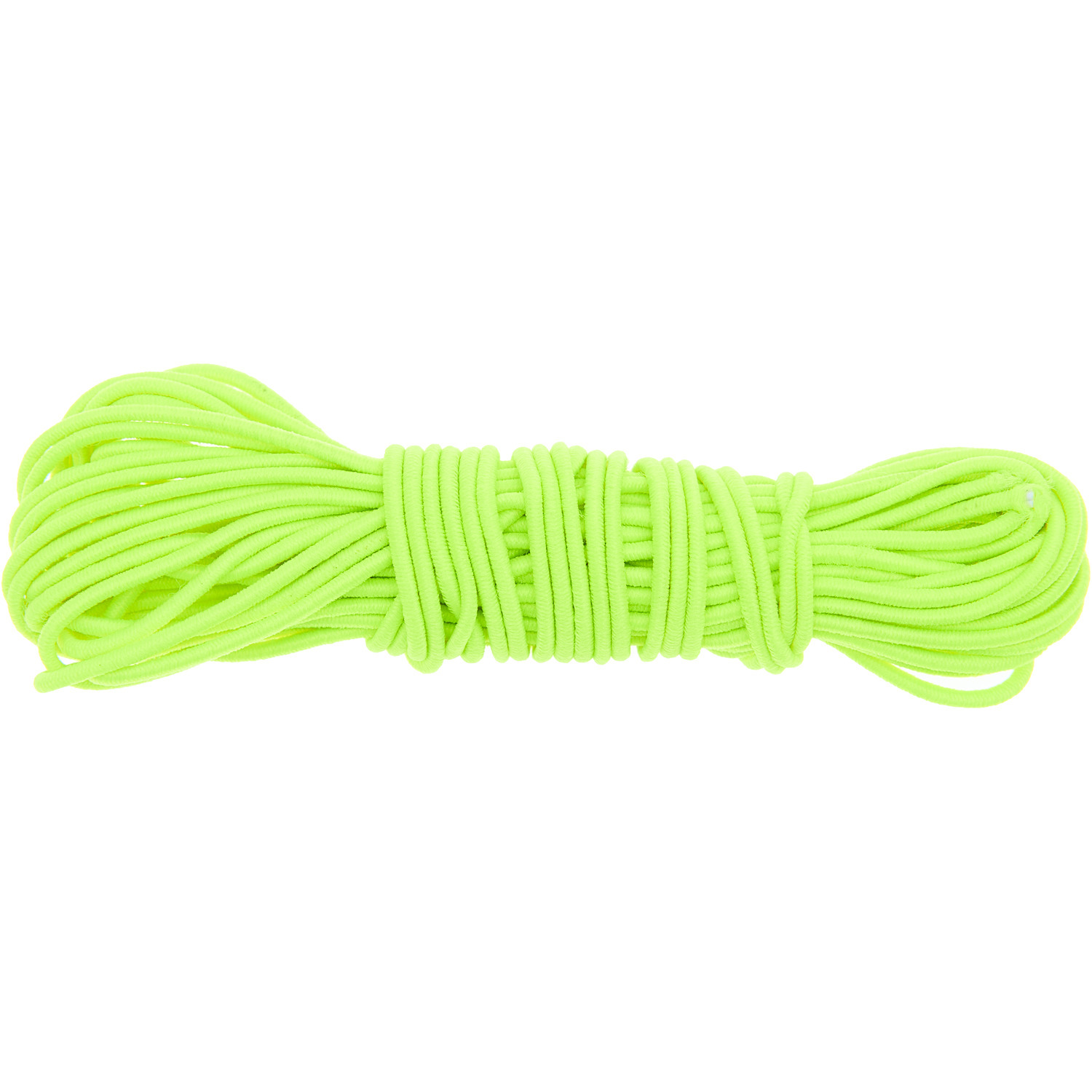 Hutgummiband 1mm 5m in leuchtendem Neon Gelb von Rico Design, ideal für kreative Projekte.