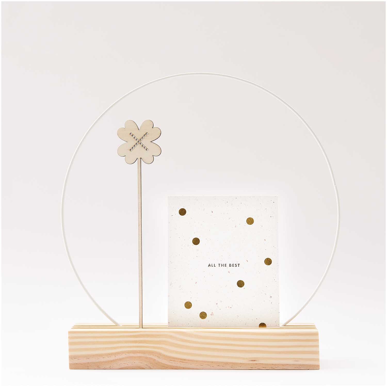 Holzpicker Kleeblatt 26x5cm von Rico Design