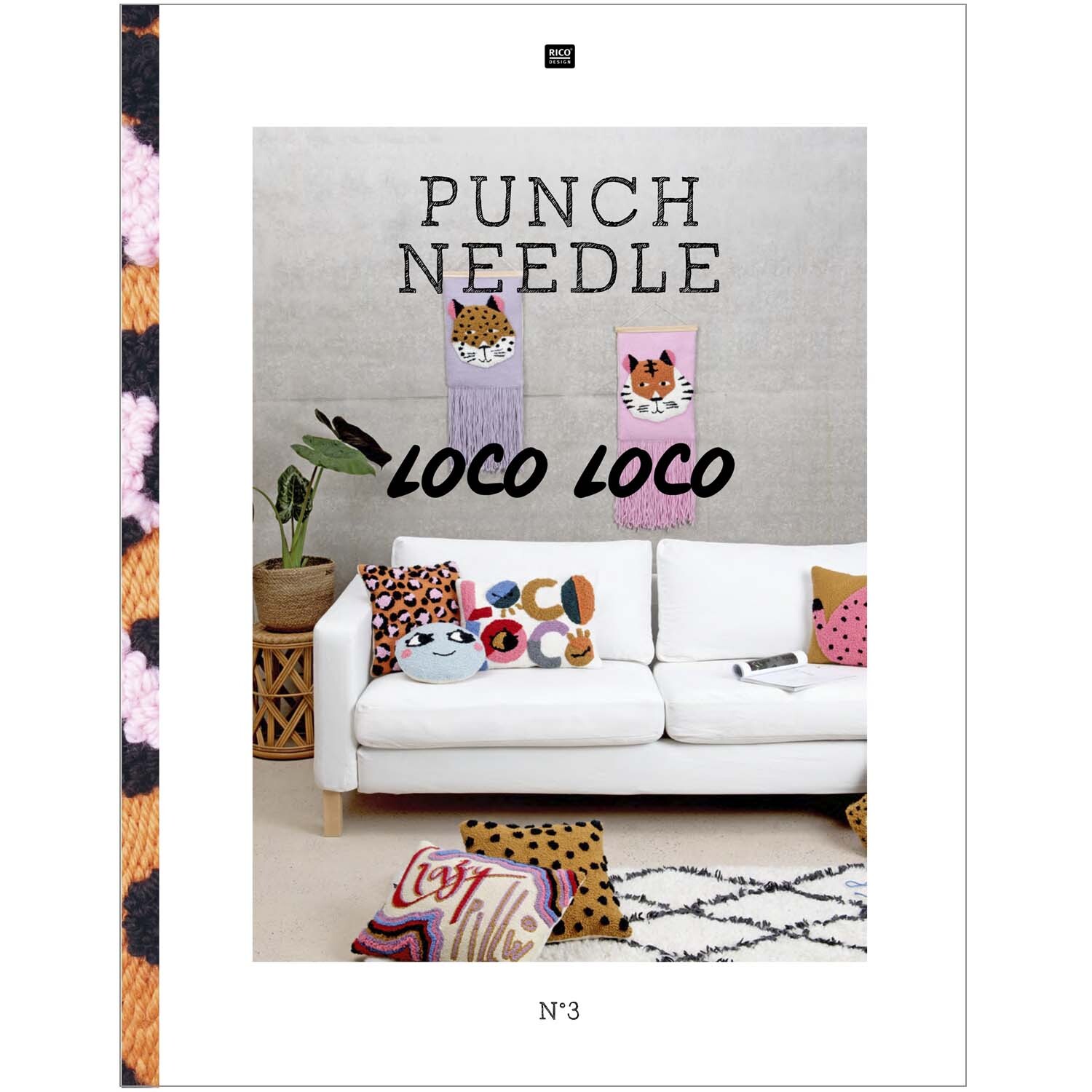 Embroidery book Punch Needle No.3 Loco Loco