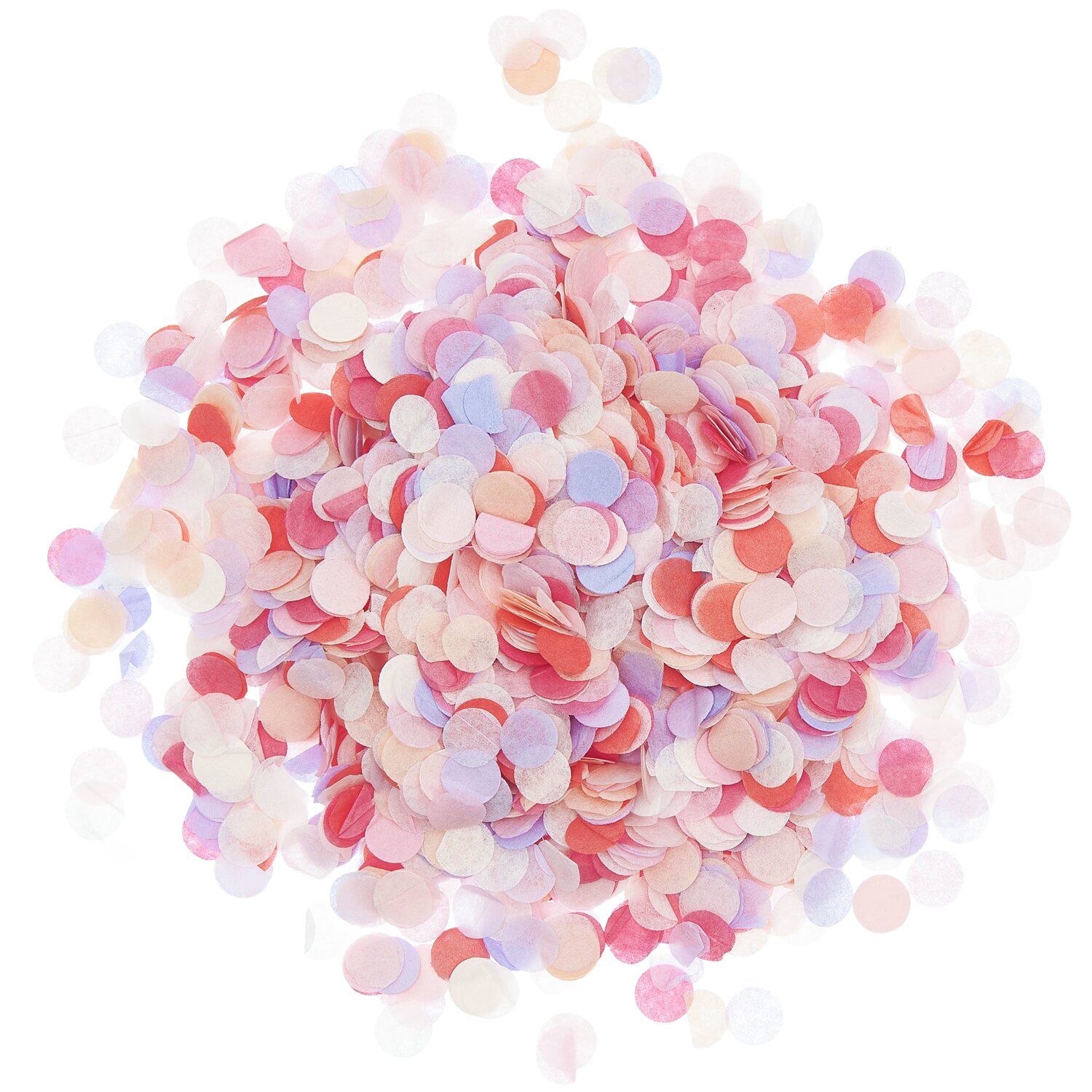 Konfetti La Vie en Rose rund, 20g 8mm, in Rosa von Rico Design. Bunte, runde Partikel für kreative Dekorationen.