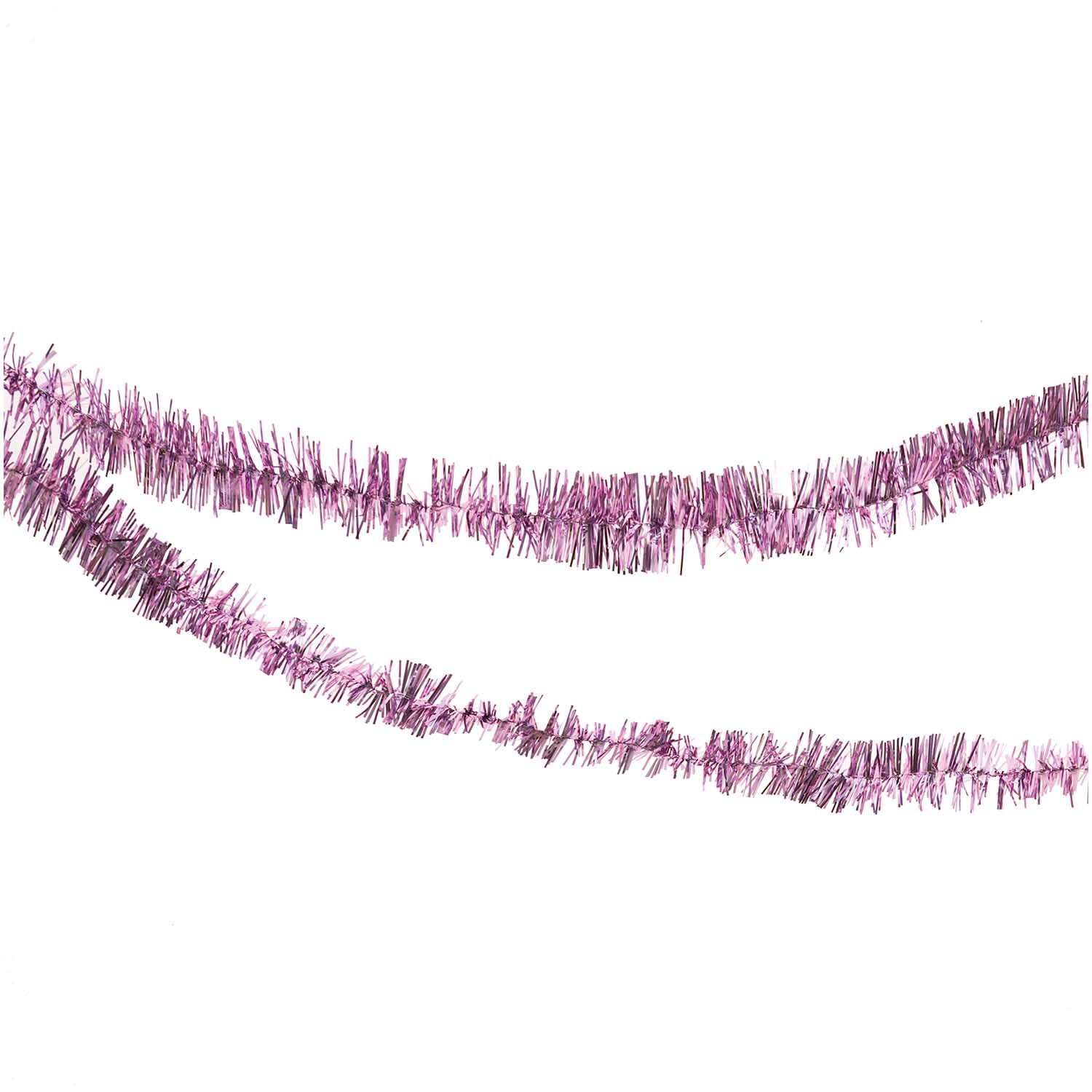 Girlande Lametta 5m Farbe Rosa von Rico Design Girlande Lametta 5m in Rosa von Rico Design, dekorativ und ideal für festliche Anlässe.