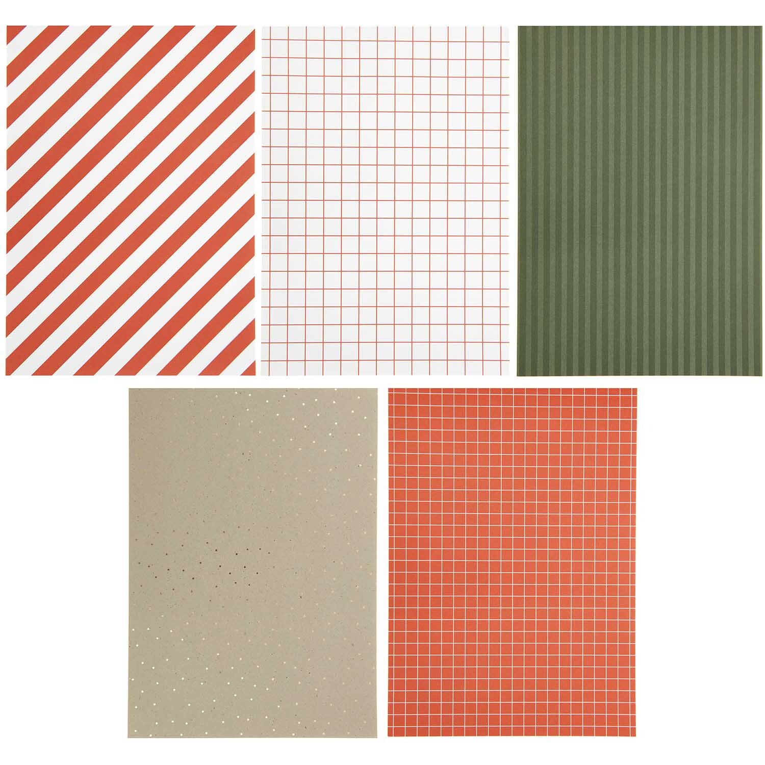 Paper Poetry Motivpapierblock I love Christmas classic 30 Blatt von Rico Design Paper Poetry Motivpapierblock I love Christmas classic mit 30 Blättern von Rico Design zeigt festliche Muster in Rot, Grün und Beige.