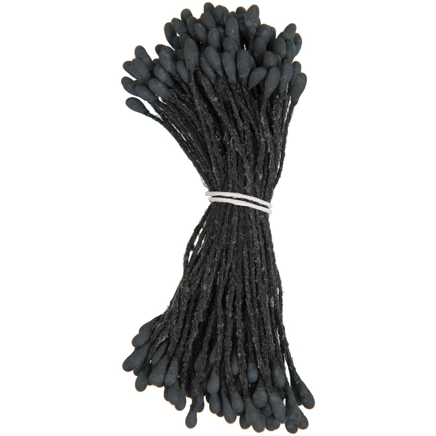 Blütenstempel 6cm 100 Stück Farbe Schwarz von Rico Design Blütenstempel 6cm 100 Stück von Rico Design in Schwarz, gebündelt, ideal für kreative Bastelprojekte.