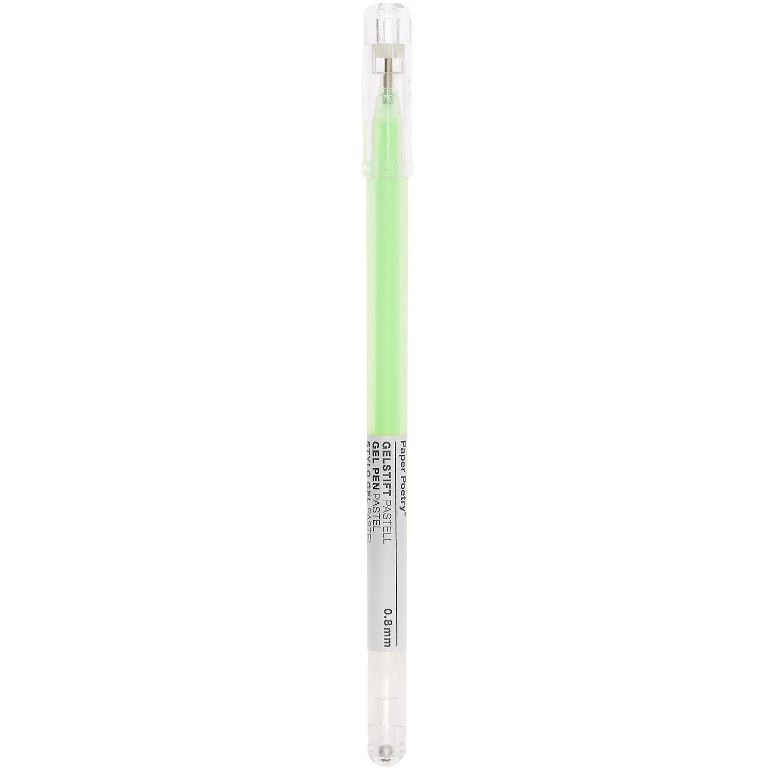 Gel pen pastel 0.8mm colour Green from Rico Design Gelstift Pastell 0,8mm von Rico Design in hellem Grün, ideal für kreative Projekte.