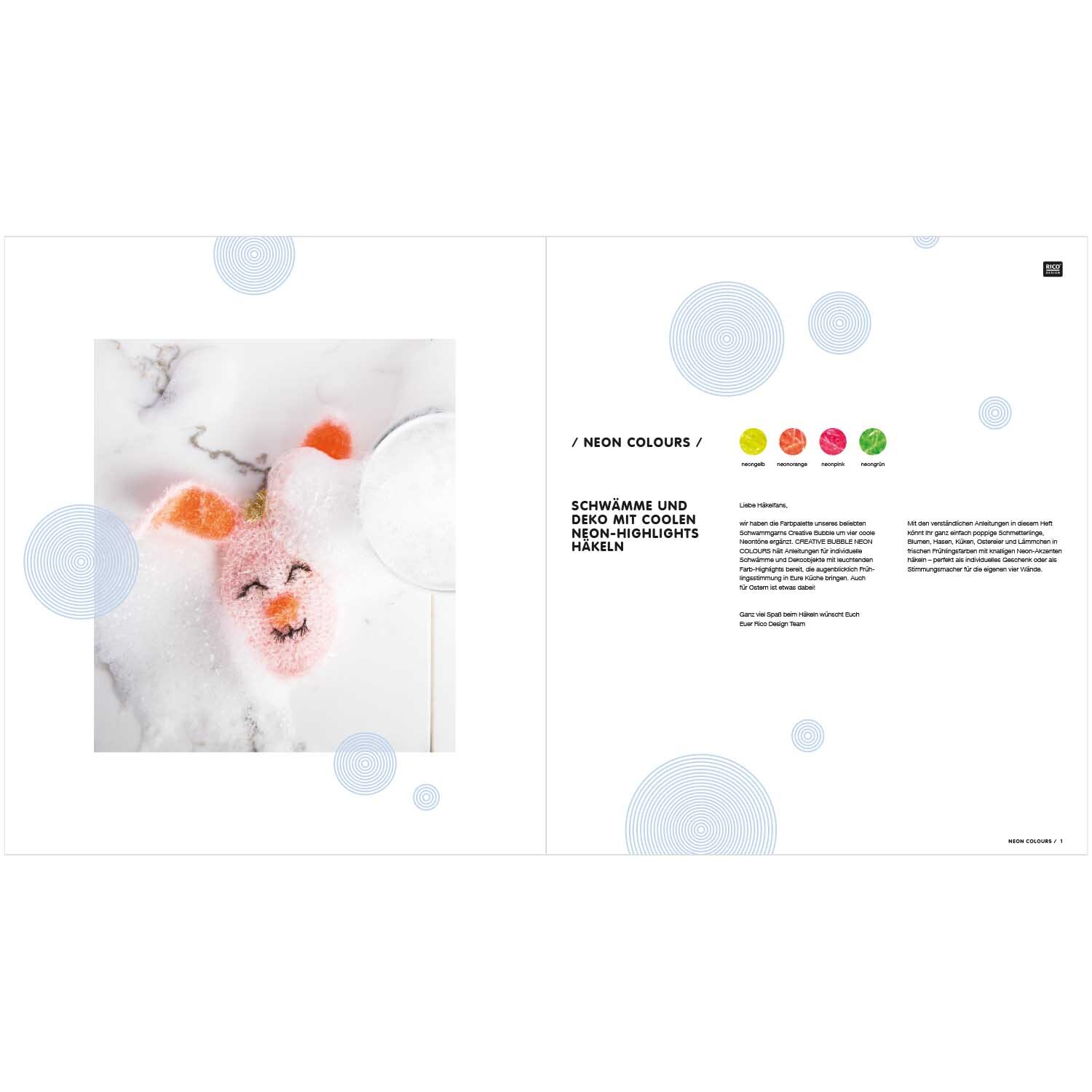 Creative Bubble - Neon Colours from Rico Design