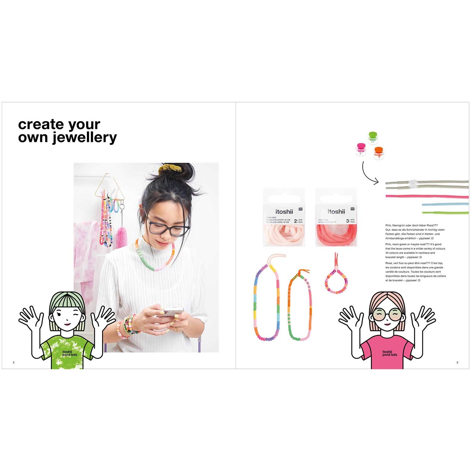 Heft itoshii -Ponii Beads von Rico Design