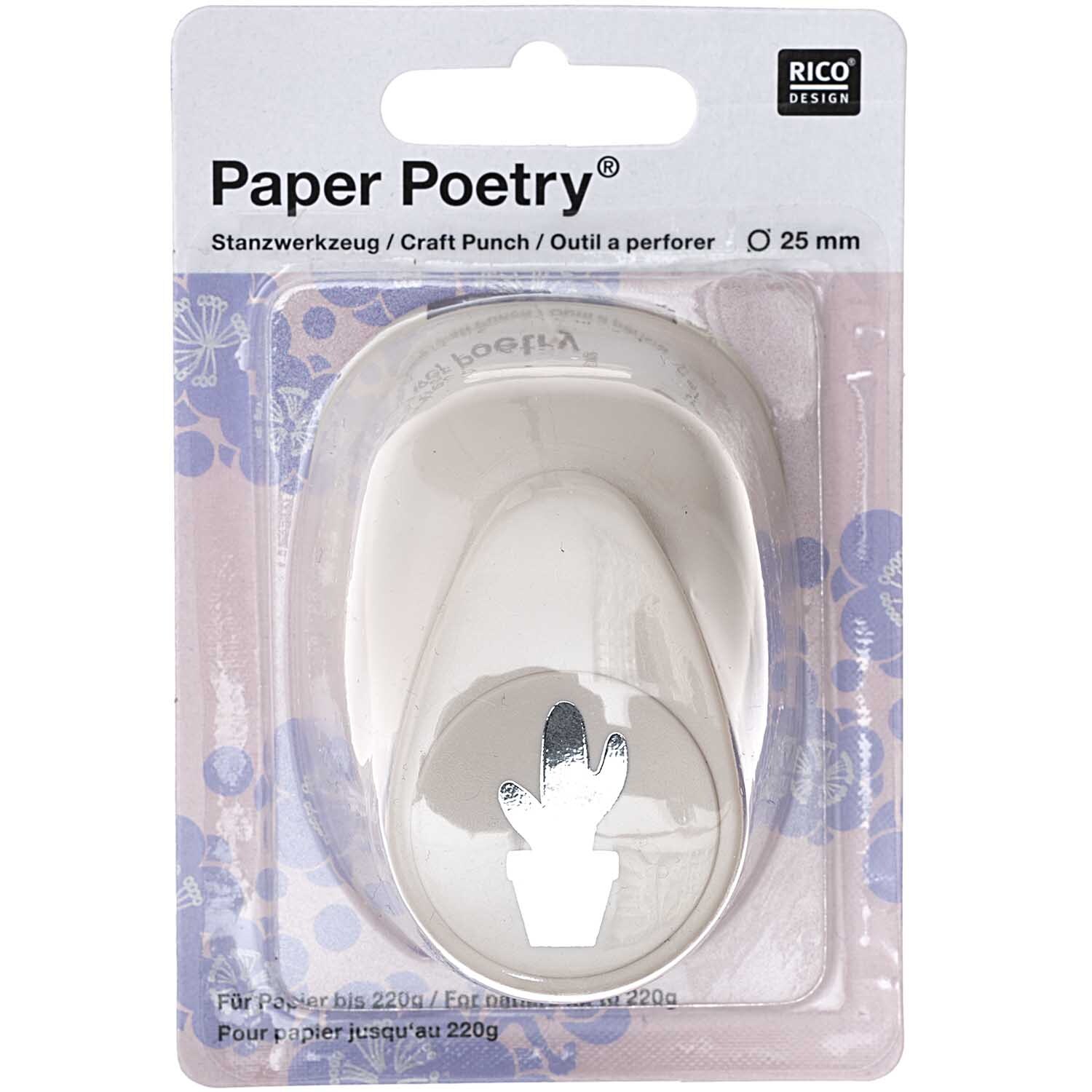 Paper Poetry Stanzer Kaktus M 2,5cm von Rico Design