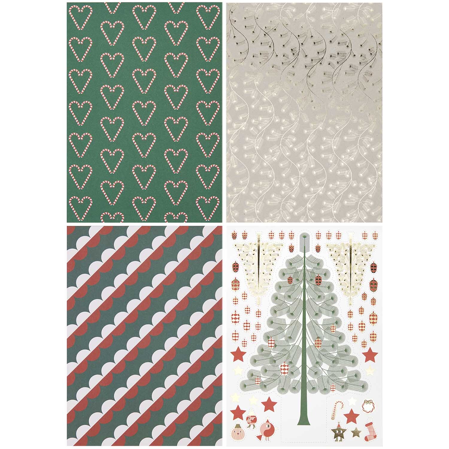 Paper Poetry bloc de papier à motif Christmas Rocks ! 24 feuilles from Rico Design