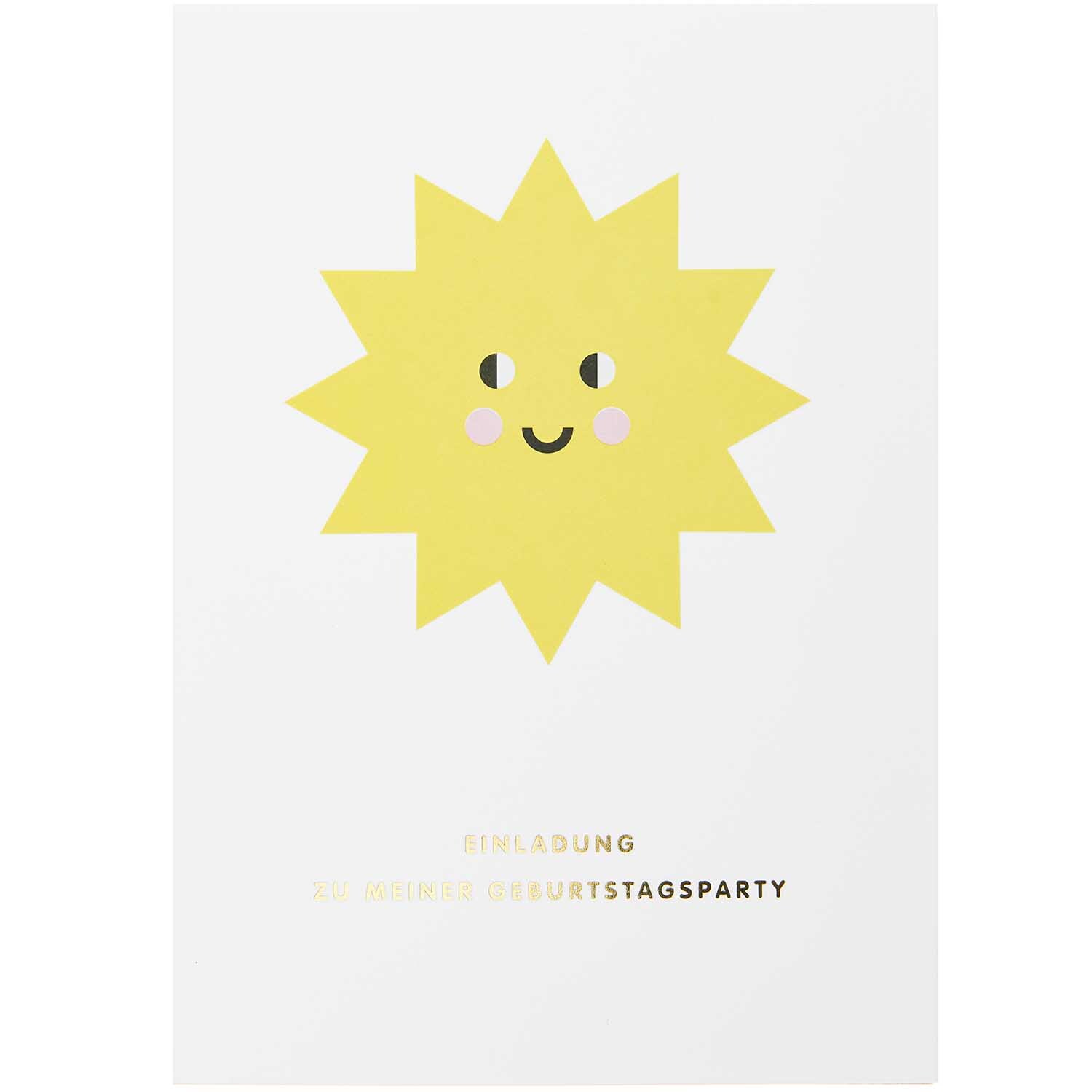 Paper Poetry Einladungskarten Happy Birthday 10-teilig von Rico Design