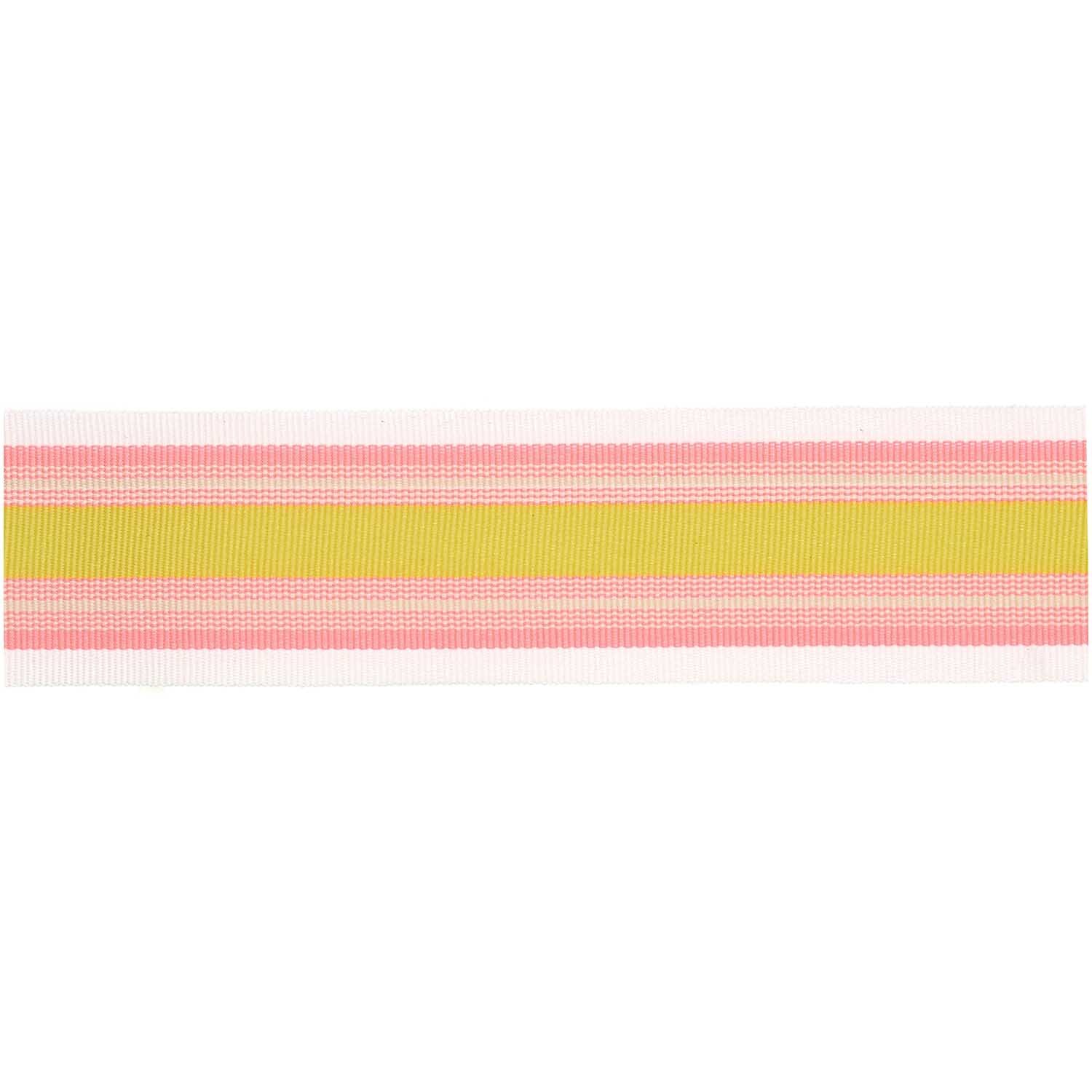 Webband Multi Streifen 38mmx3m Farbe Apricot/Neon Orange/Gelb von Rico Design Webband Multi Streifen von Rico Design in Apricot, Neon Orange und Gelb, 38mm breit, 3m lang.