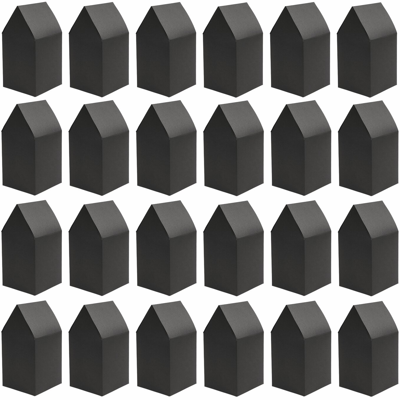 Paper Poetry Papphäuser vorgestanzt 15x7,5x7,5cm 24 Stück Farbe Schwarz von Rico Design Paper Poetry Papphäuser vorgestanzt, 24 schwarze Miniaturhäuser von Rico Design in kompakter Größe.