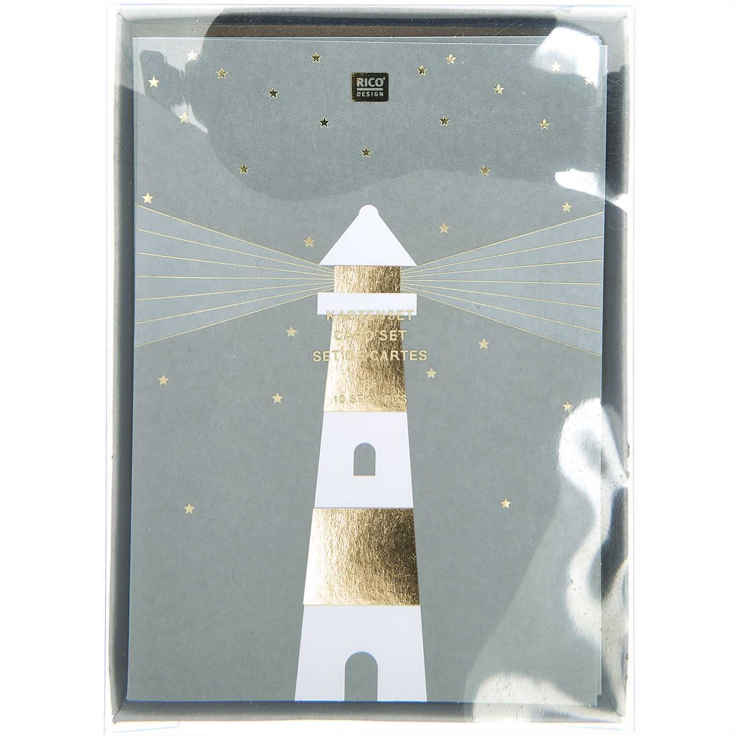 Paper Poetry Kartenset Leuchtturm 20-teilig von Rico Design