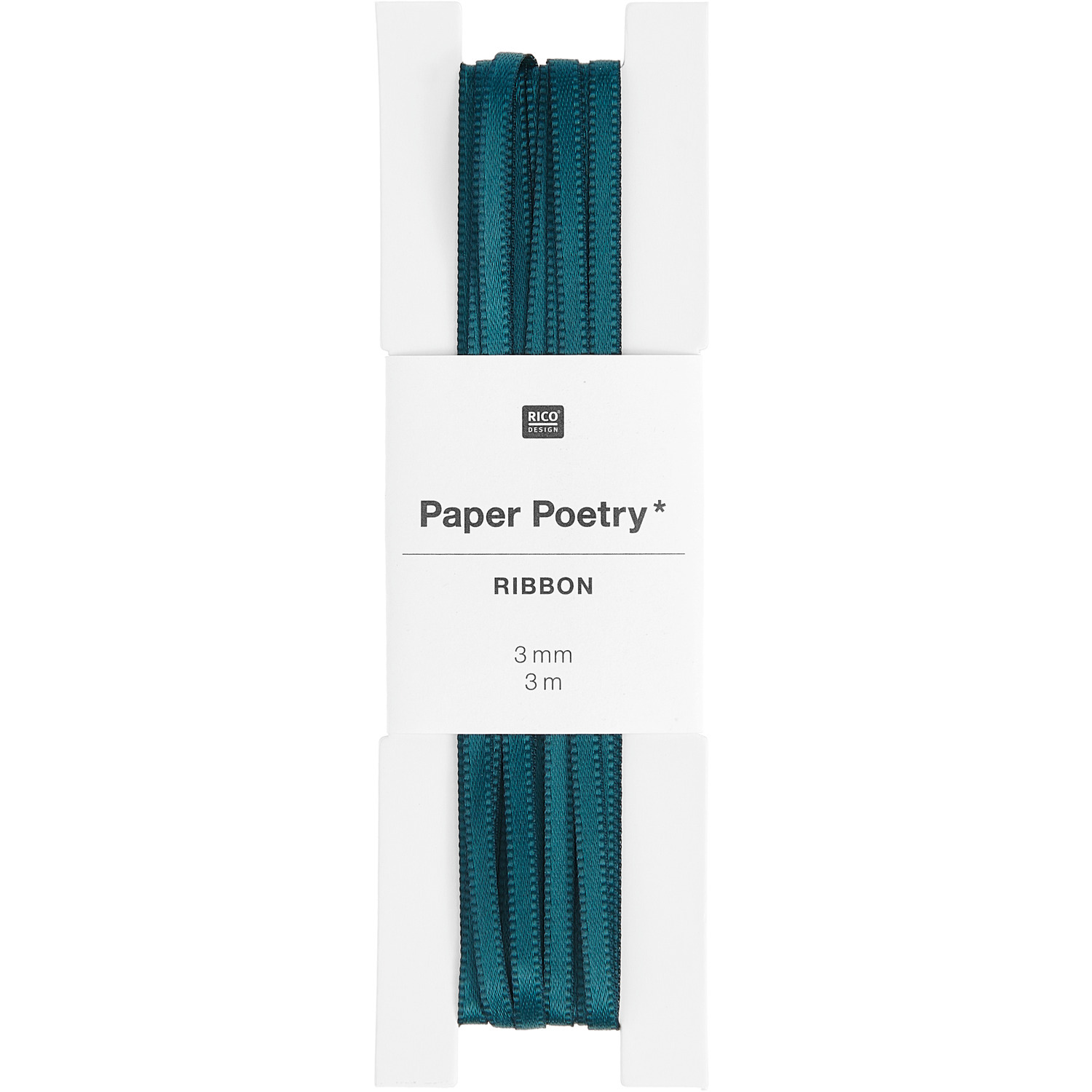 Paper Poetry Satinband 3mm 3m von Rico Design