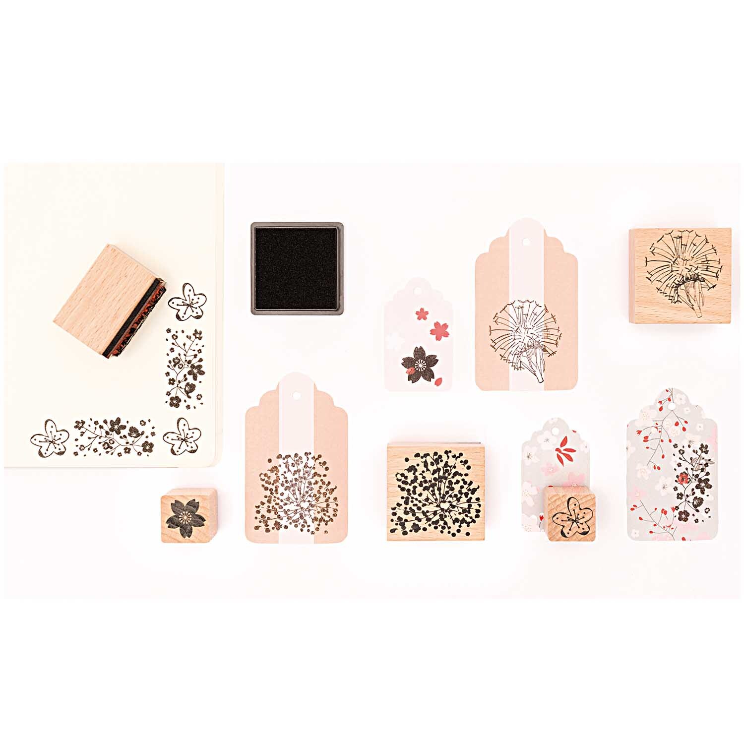 Paper Poetry Stempelset Bouquet Sauvage 6-teilig von Rico Design