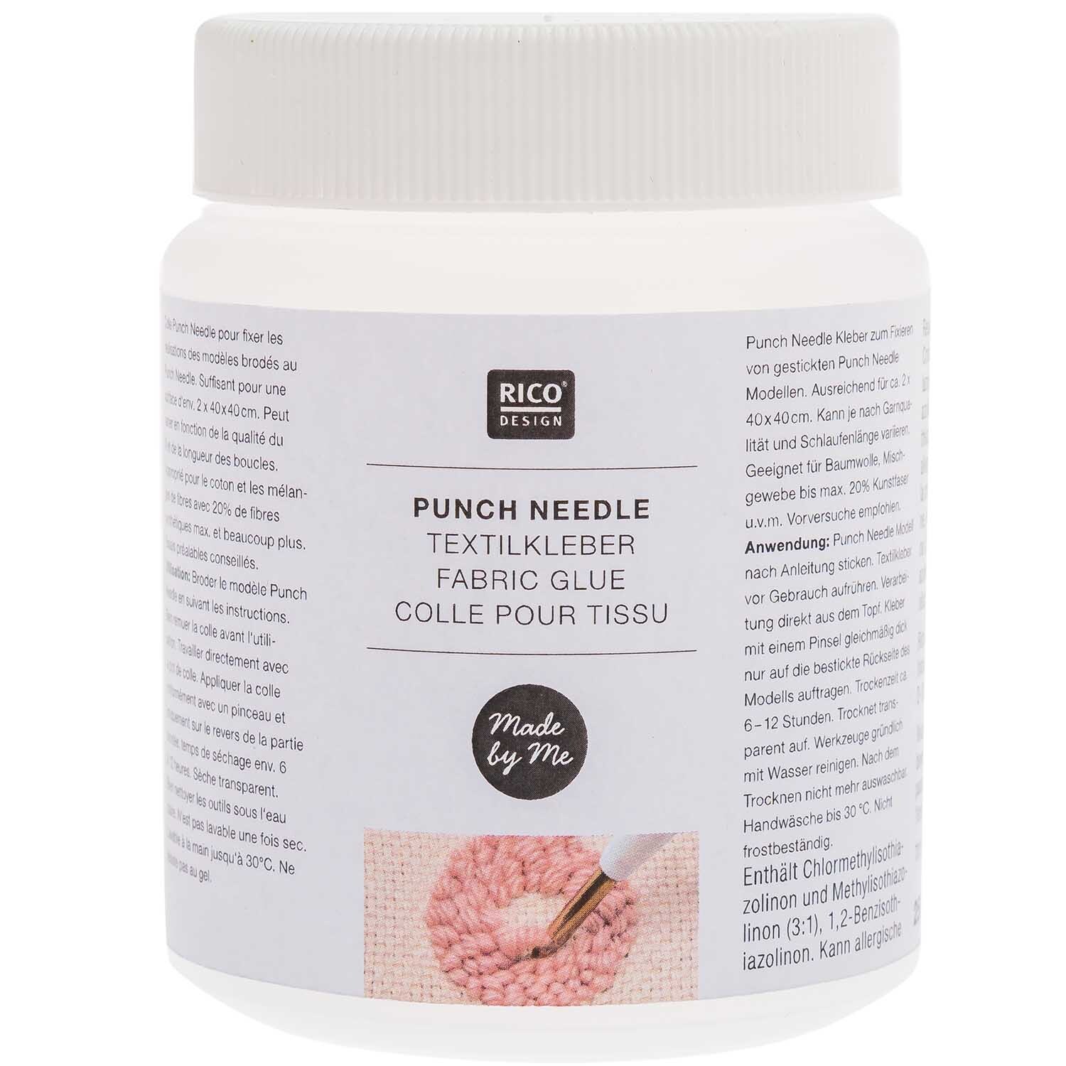 Punch Needle textile adhesive