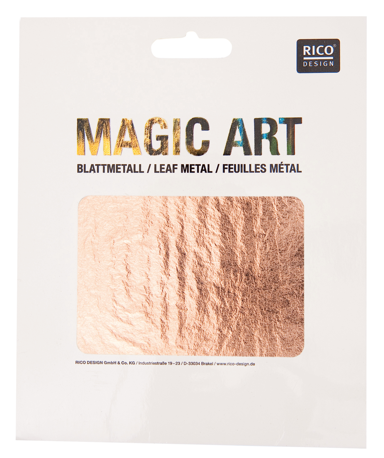 Magic Art Blattmetall 6 Blatt Farbe Kupfer von Rico Design Magic Art Blattmetall 6 Blatt Farbe Kupfer von Rico Design