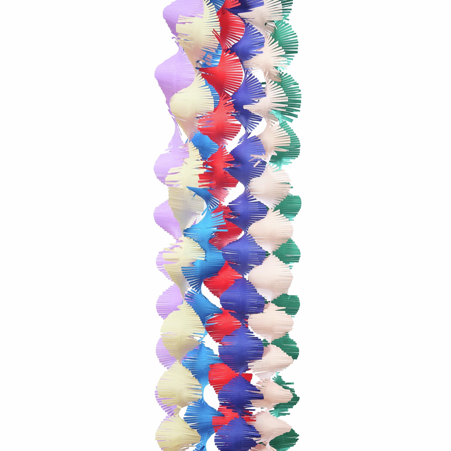 Krepp-Girlande gedreht Magic Rainbow 17,5cmx3m 7 Stück von Rico Design Krepp-Girlande gedreht Magic Rainbow von Rico Design in bunten Farben, 17,5cm x 3m, 7 Stück.