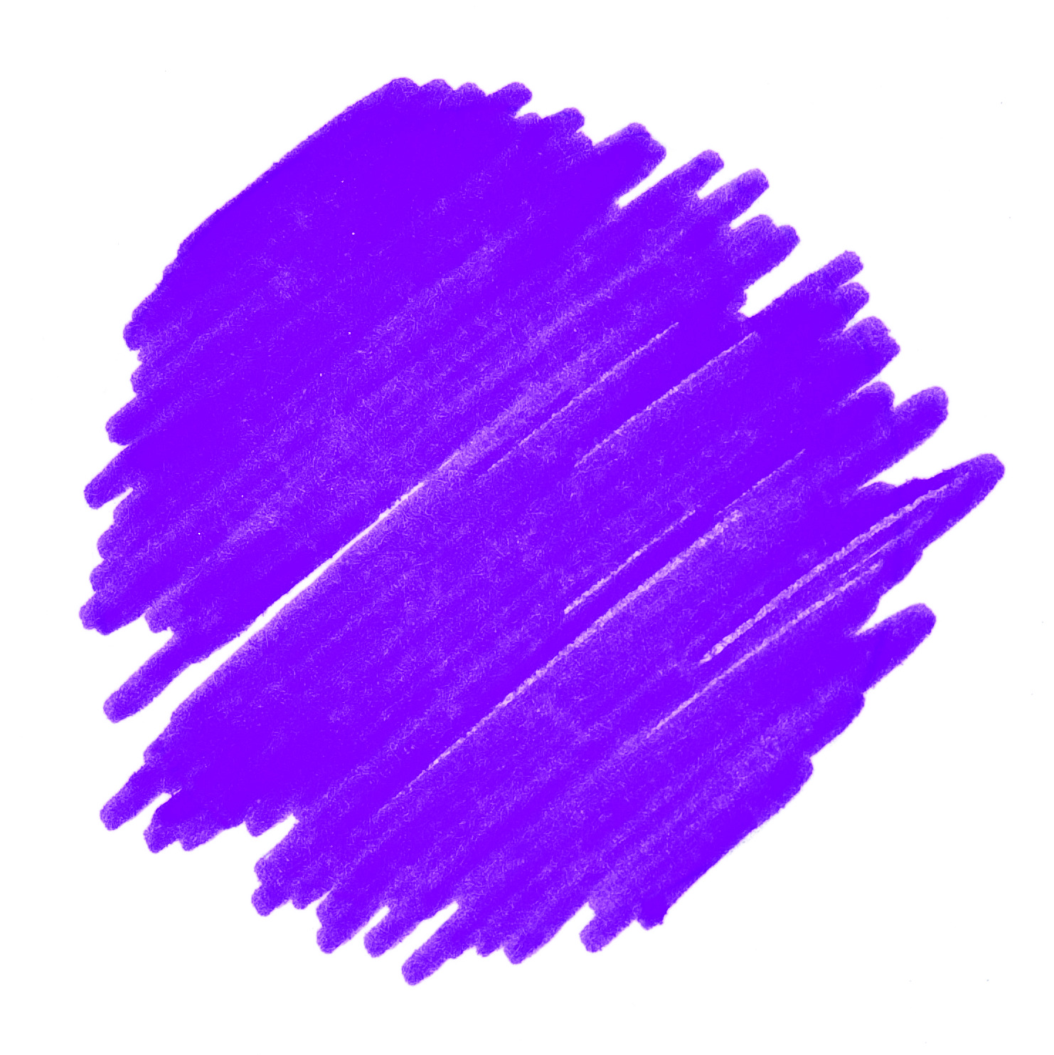 Gelstift Neon 0,8mm von Rico Design in lila, zeigt eine kräftige, gleichmäßige Farbspur. Ideal für kreative Projekte.