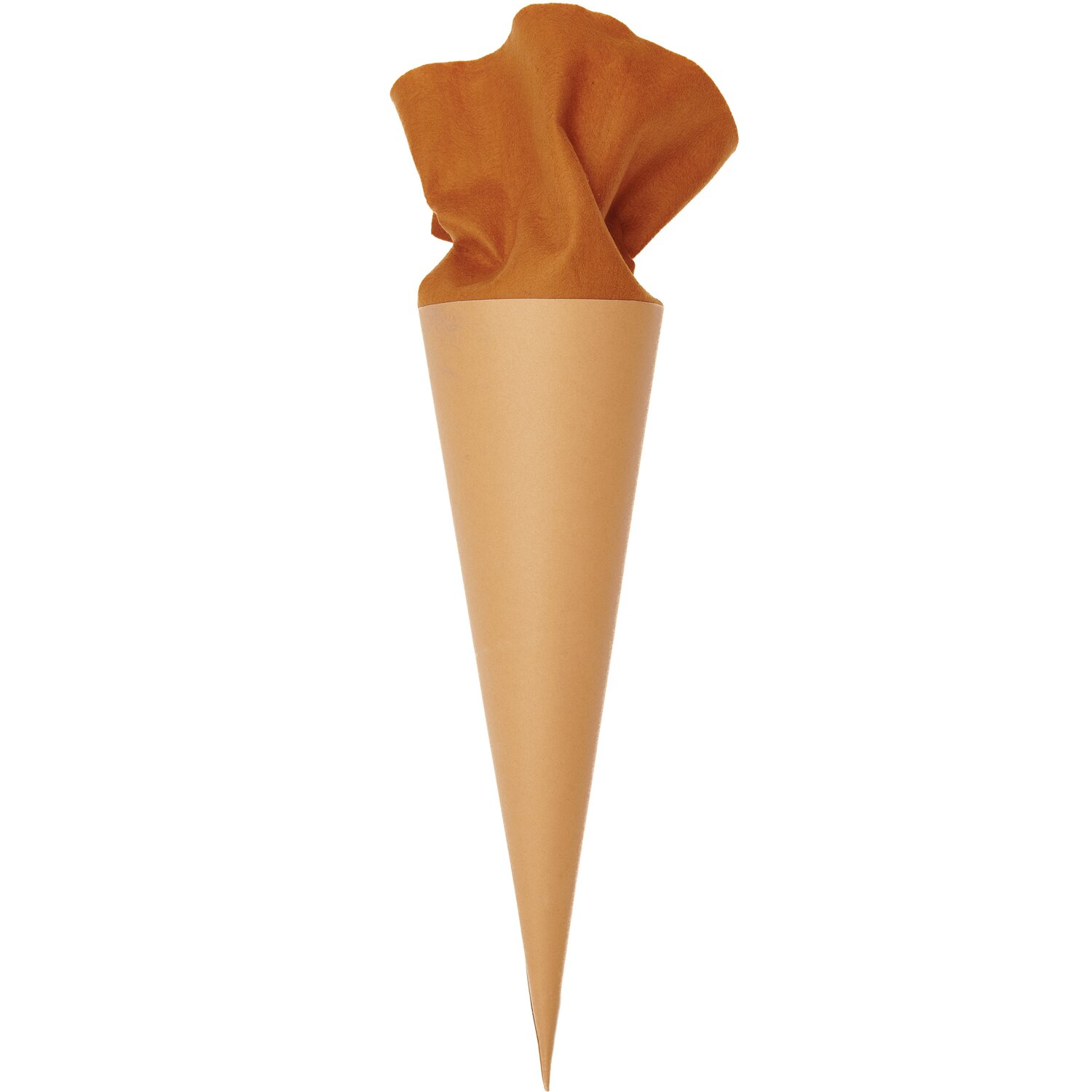 Schultüte Rohling mit Filzverschluss 70cm Farbe Kraftpapier von Rico Design Schultüte Rohling mit Filzverschluss aus Kraftpapier, 70cm, von Rico Design. Perfekt für den Schulanfang.