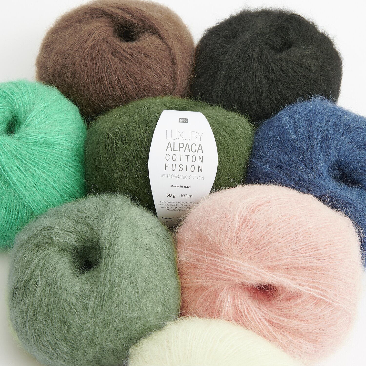 Luxe Alpaca Cotton Fusion 50g 190m Couleur Crème from Rico Design Luxe Alpaca Cotton Fusion 50g 190m Couleur Crème from Rico Design