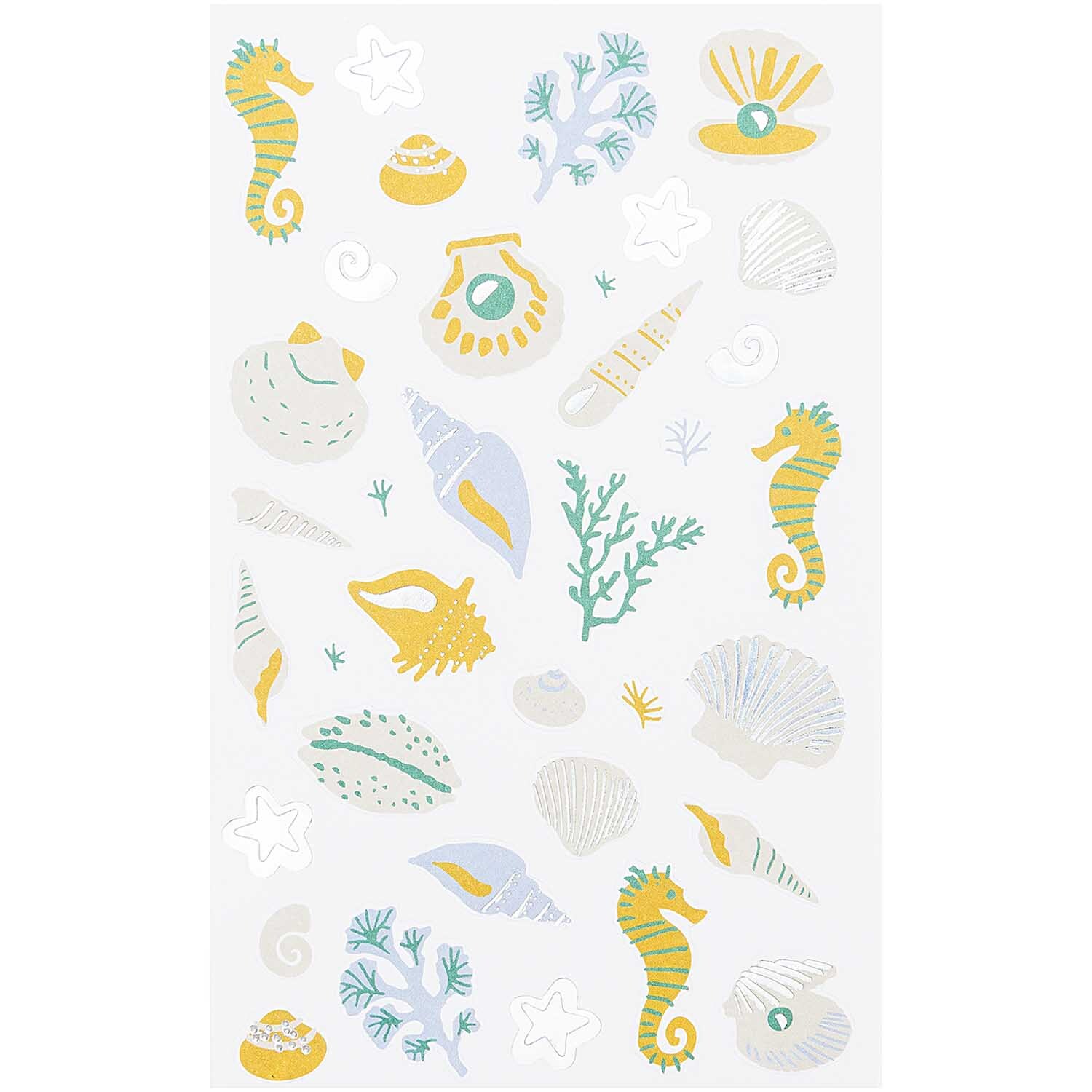 Paper Poetry Sticker Mermaid Muscheln 85 Stück von Rico Design