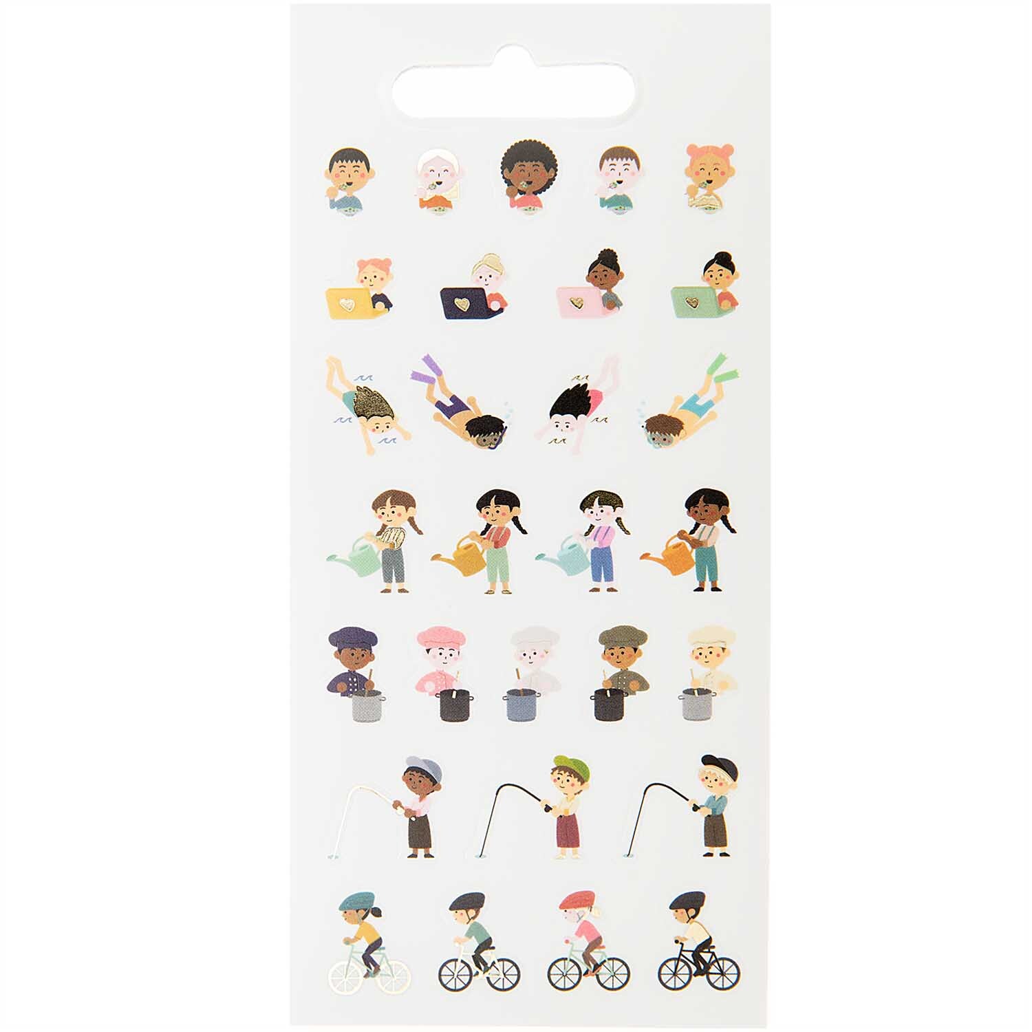 Paper Poetry Stickerbuch Activity 10 Blatt von Rico Design Paper Poetry Stickerbuch Activity 10 Blatt zeigt bunte Sticker mit spielenden Kindern und Tieren. Ideal für kreative Bastelprojekte. Marke: Rico Design.