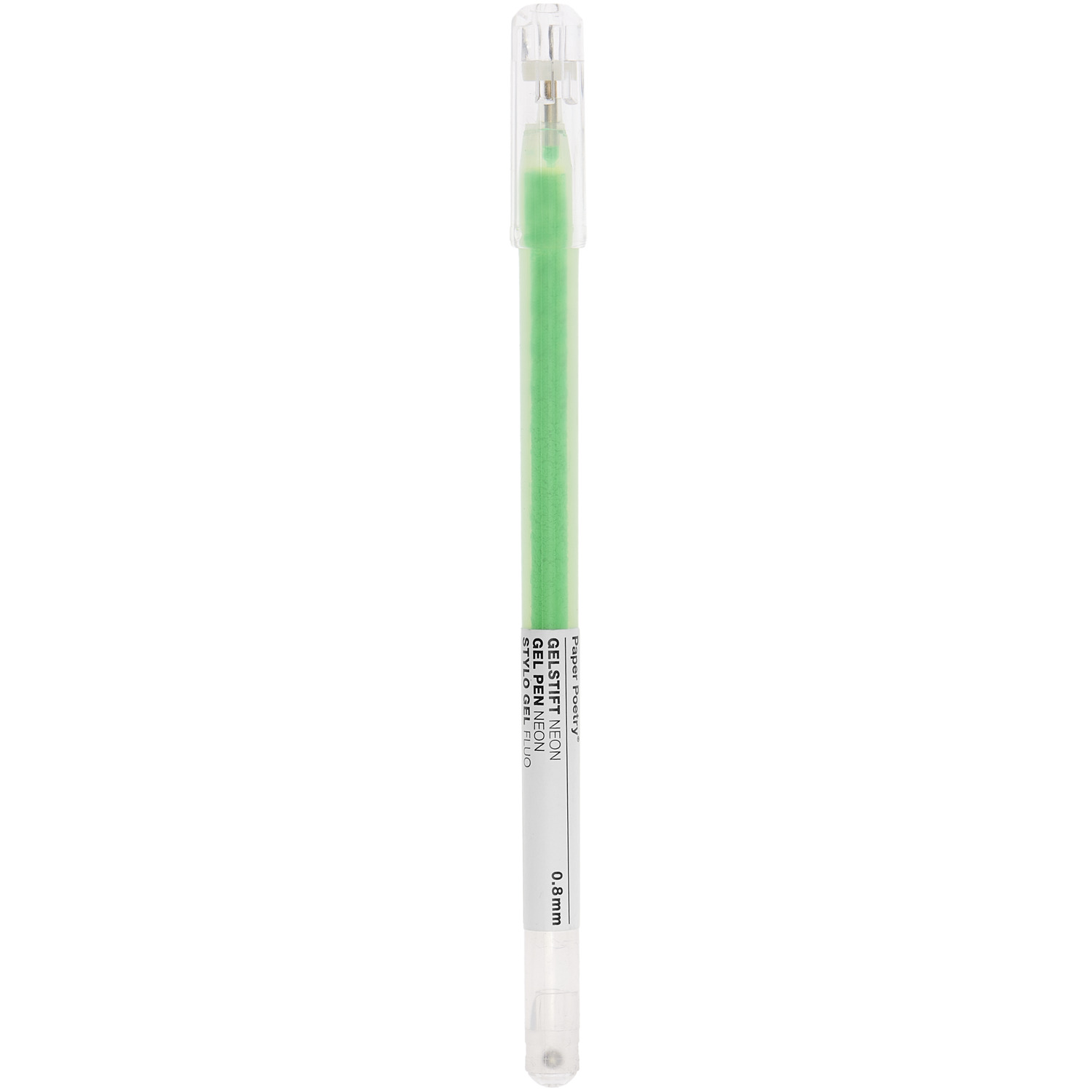 Gel pen neon 0.8mm colour Green from Rico Design Gelstift Neon 0,8mm von Rico Design in leuchtendem Grün. Ideal für kreative Projekte.
