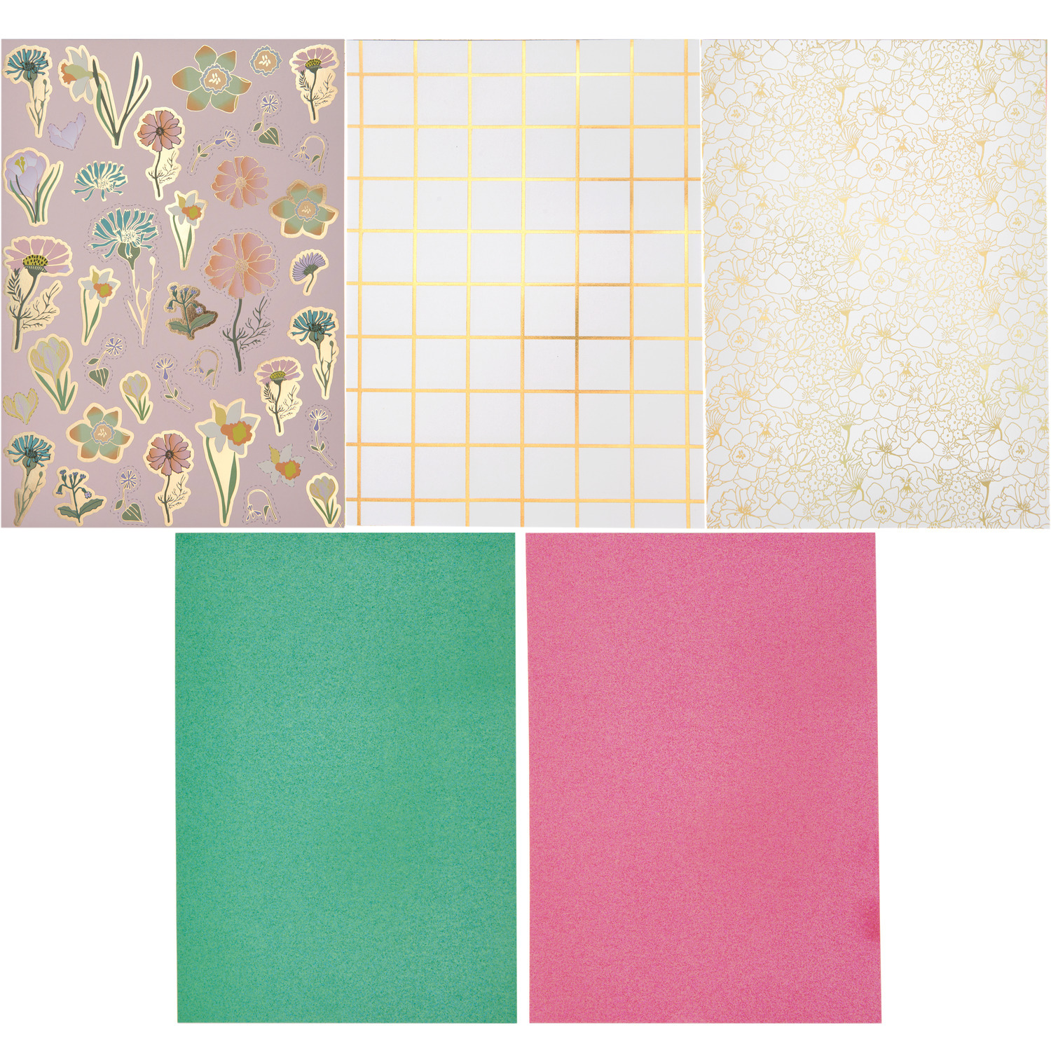 Paper Poetry Motivpapierblock Flower Power 24 Blatt von Rico Design Paper Poetry Motivpapierblock Flower Power zeigt florale Muster, Gitterdesigns und bunte Blätter. Ideal für kreative Projekte. Marke: Rico Design.
