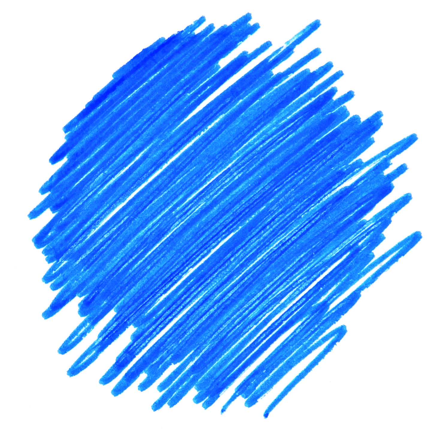 Gel pen Basic 0.5mm colour Blue from Rico Design Gelstift Basic 0,5mm von Rico Design: Blaue Striche auf weißem Hintergrund, ideal für präzises Schreiben.